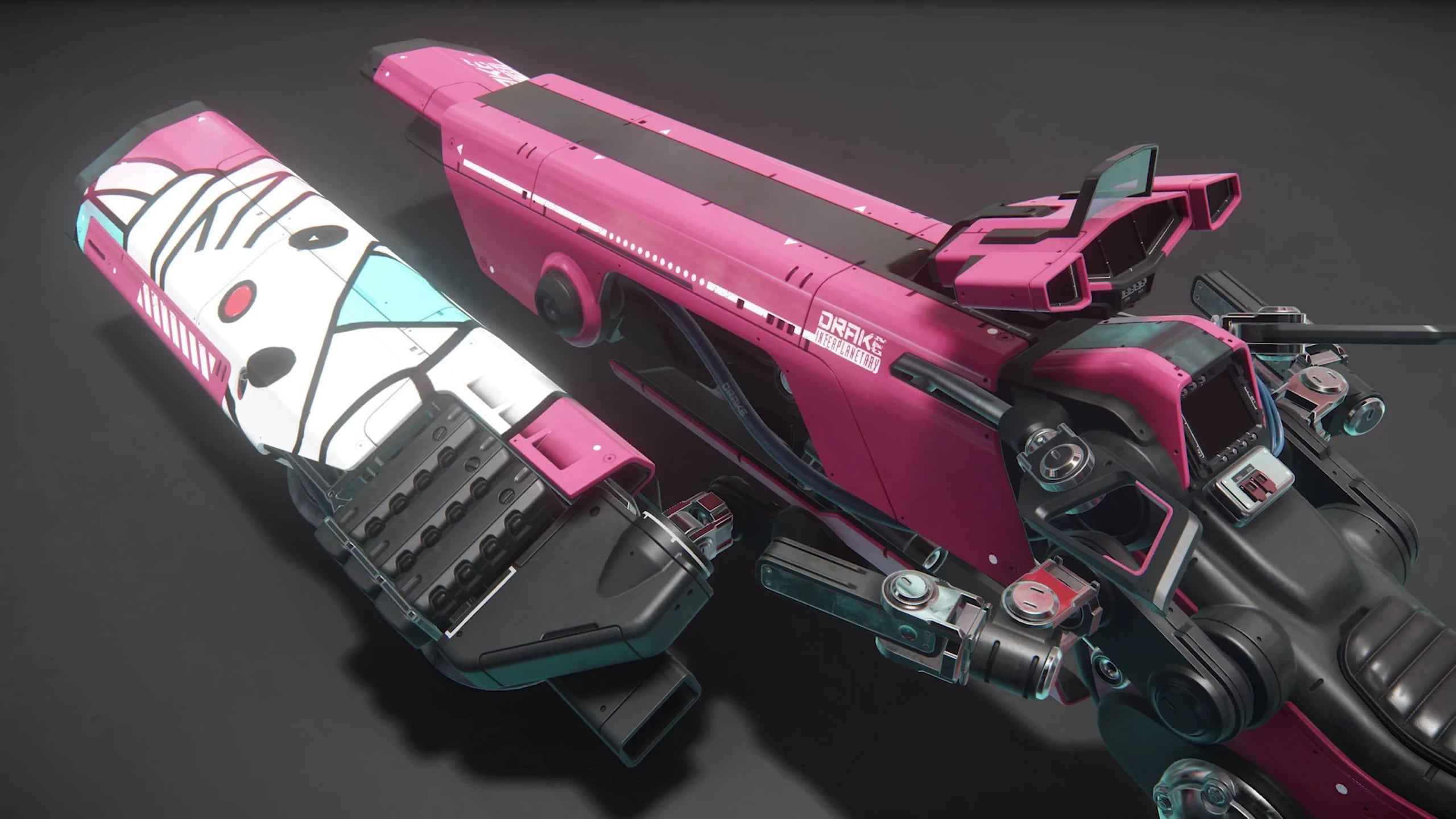 Dragonfly Star Kitten - Front close up in Star Citizen