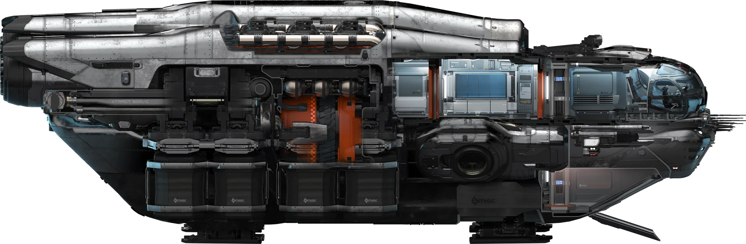 Expanse - Ship cutaway - Starboard in Star Citizen