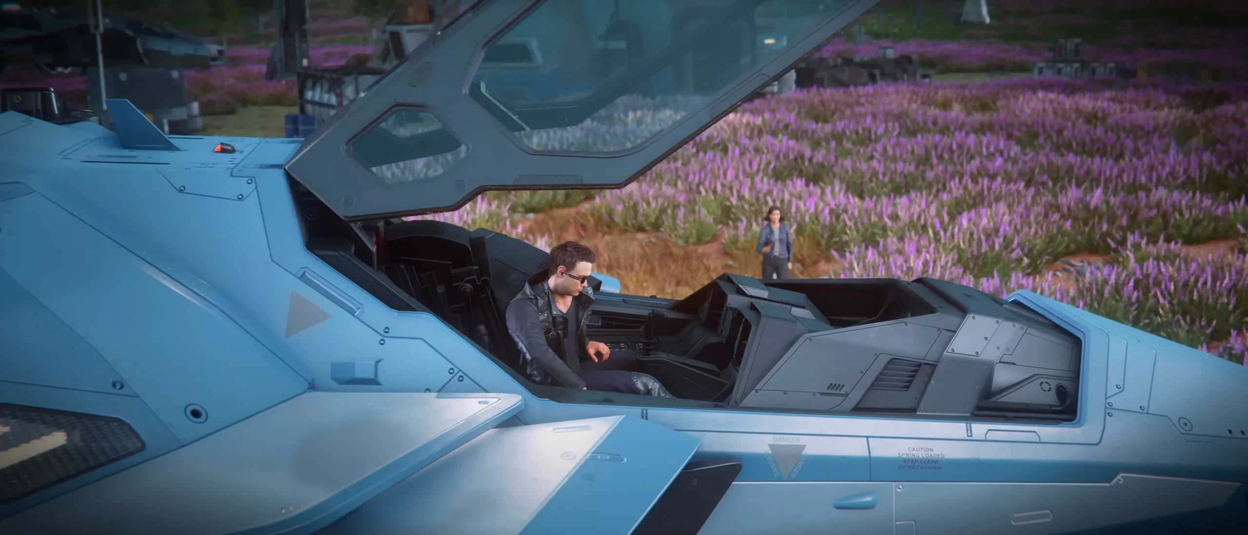 F7C Hornet MK II - F7C Hornet MkII trailer - Open cockpit in Star Citizen