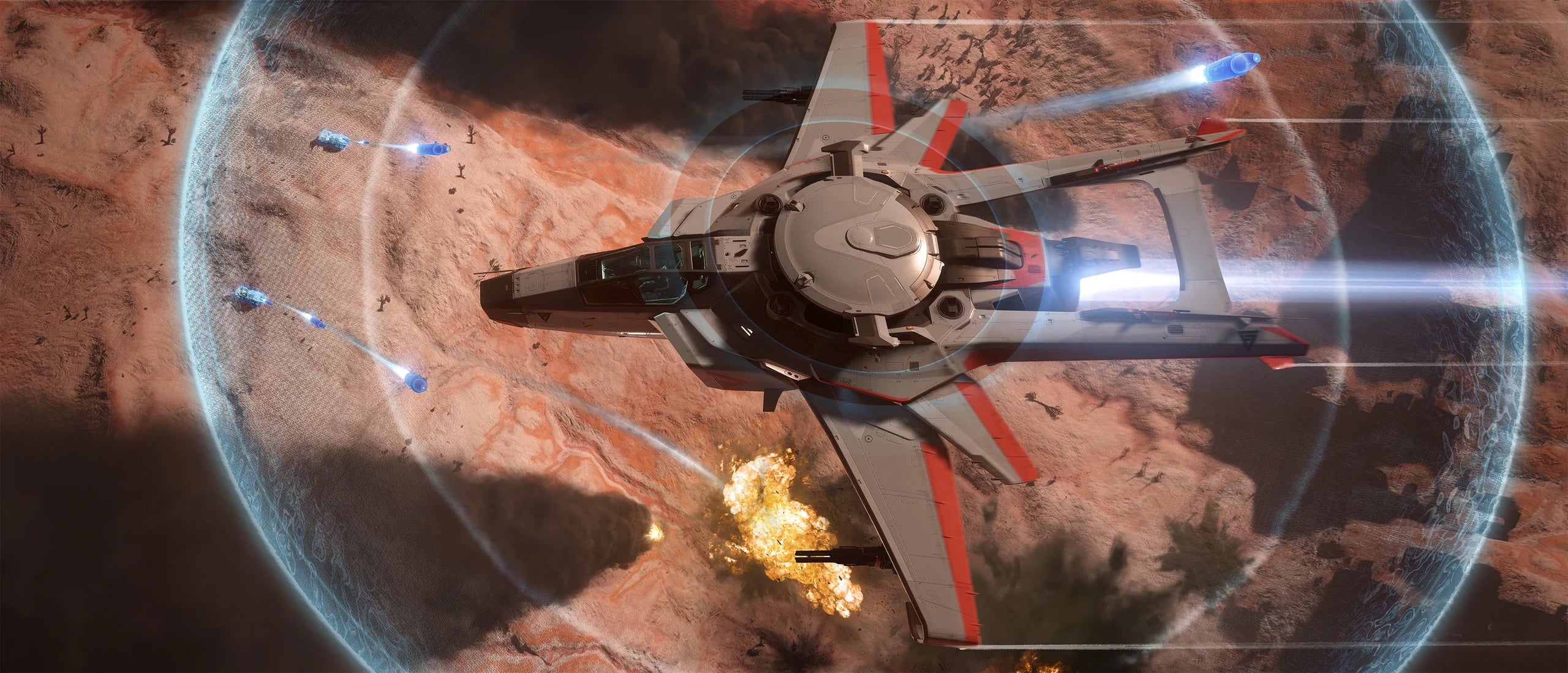 F7C-R Hornet Tracker MK II - F7C-R Tracker MkII scanning ground vehicles in Star Citizen