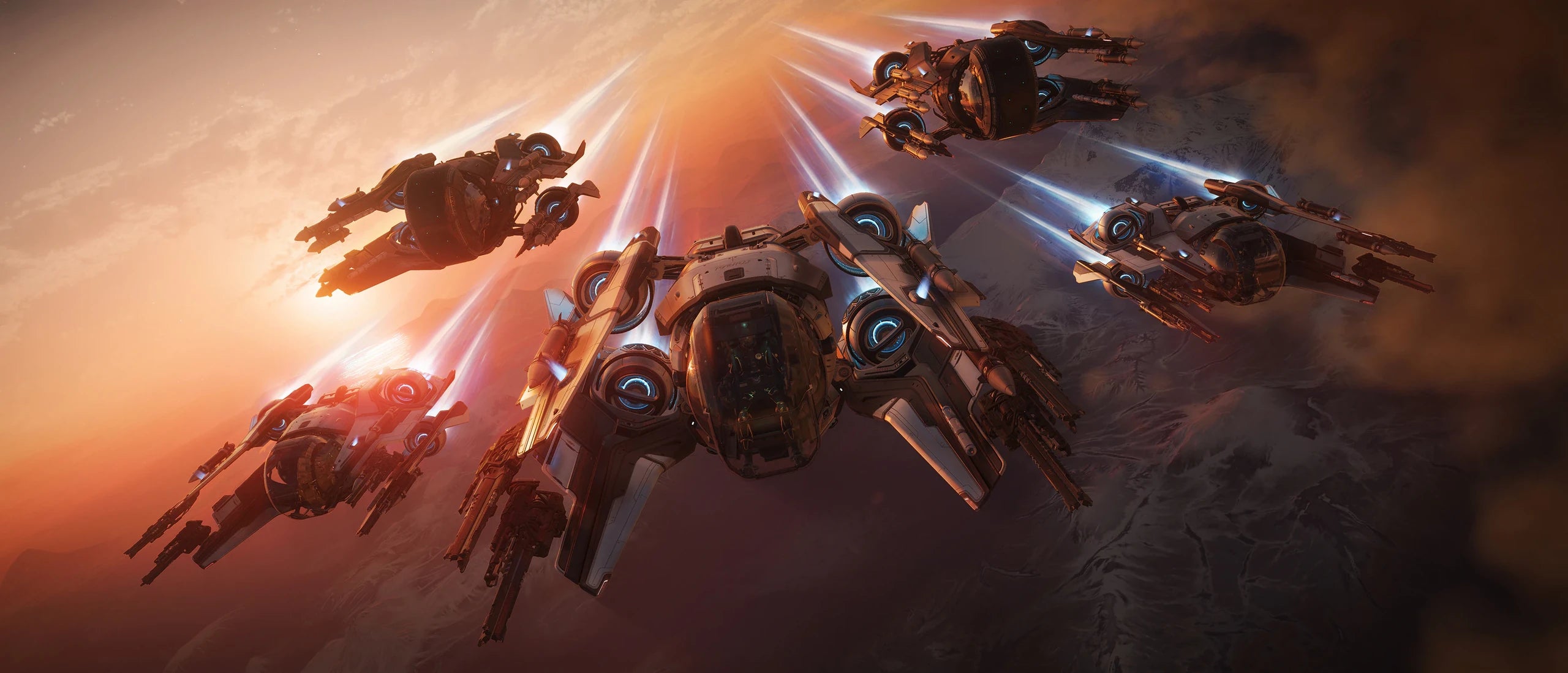 Fury - flying in formation in Star Citizen