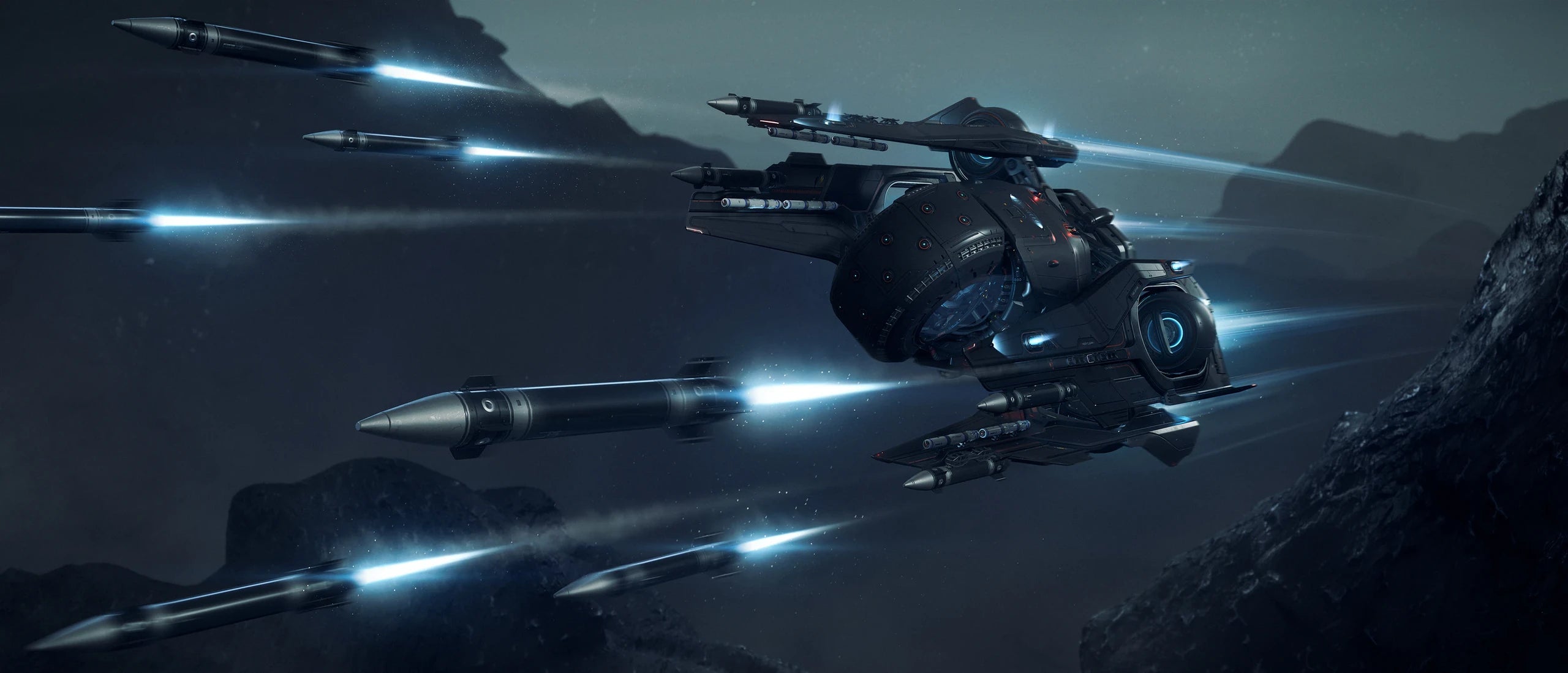 Fury MX - firing missiles in Star Citizen