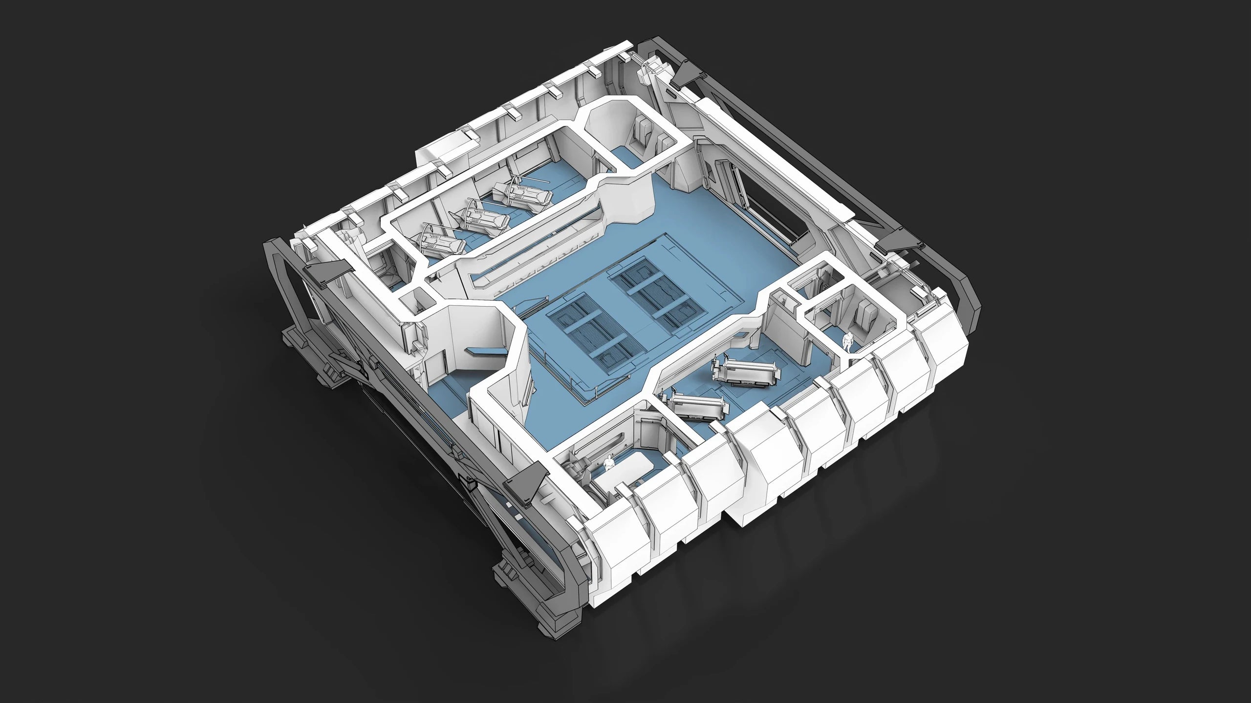 Galaxy Concept Medical Module Cutaway