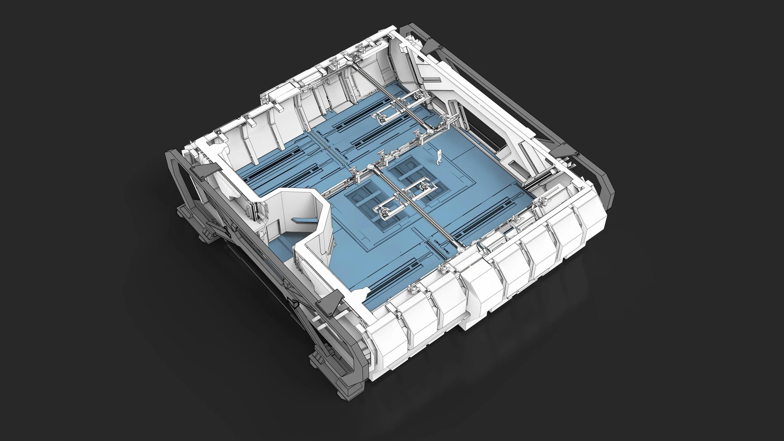 Galaxy Concept Cargo Module Cutaway