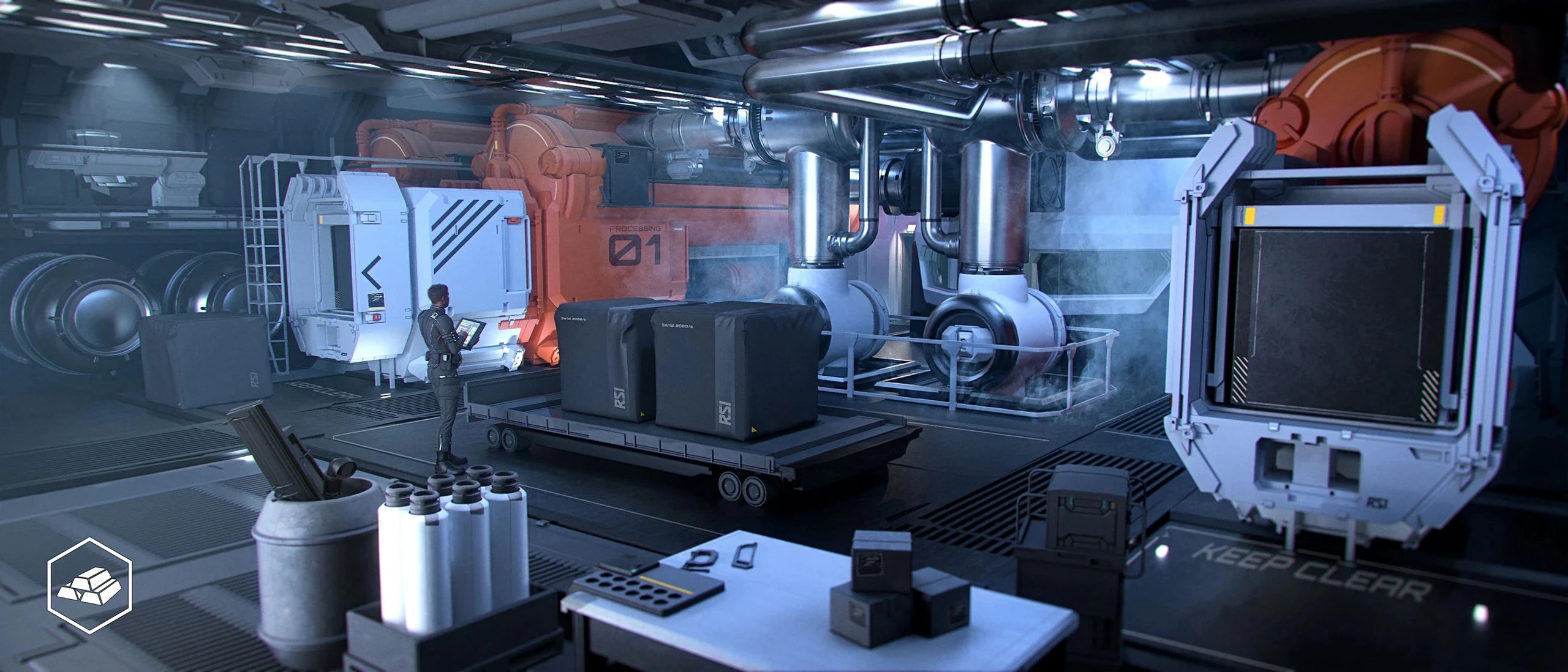 Galaxy Concept Refinery Module Interior