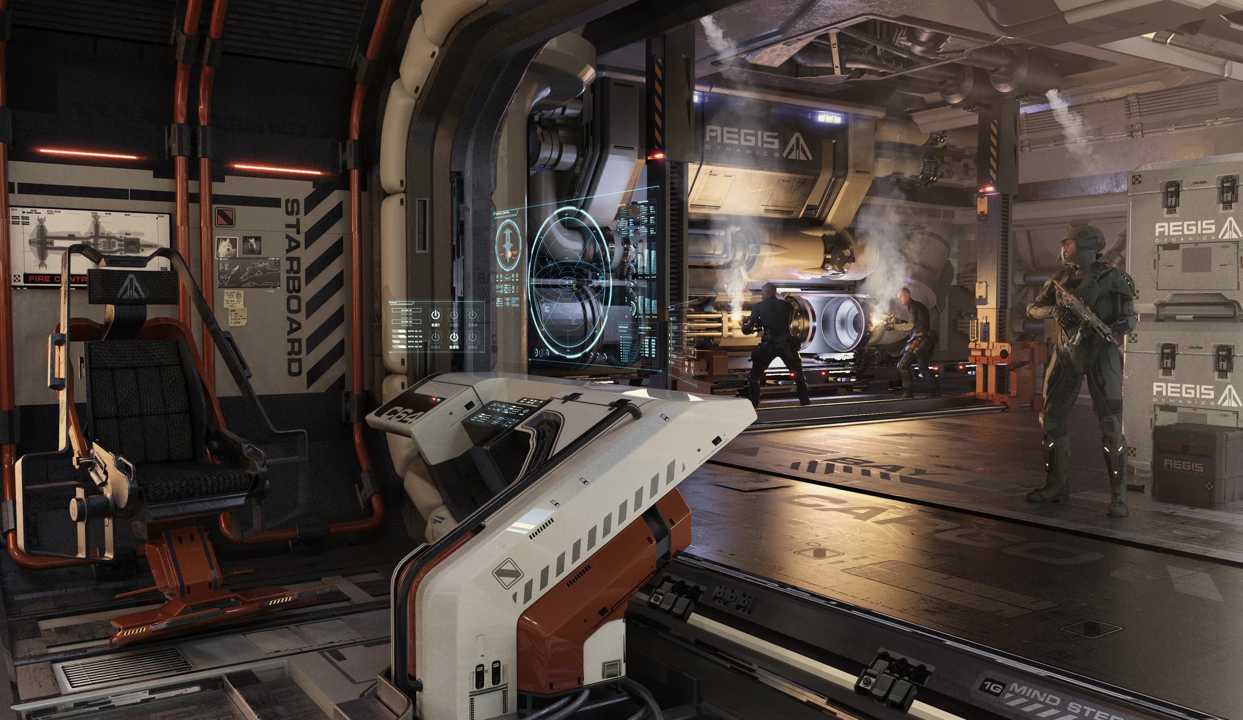 Engineering station in the Hammerhead