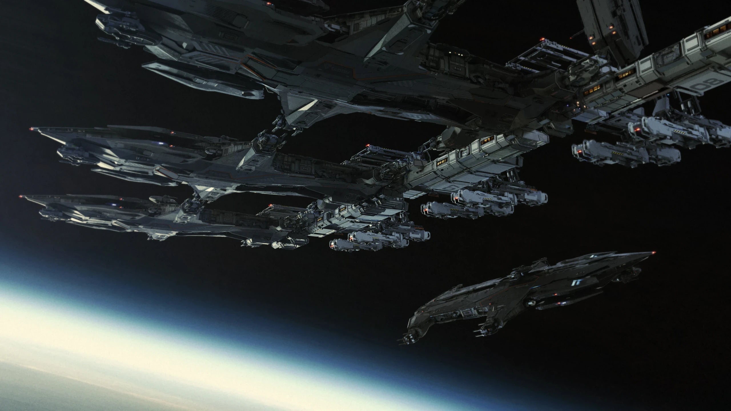 Hammerhead patroling around a station