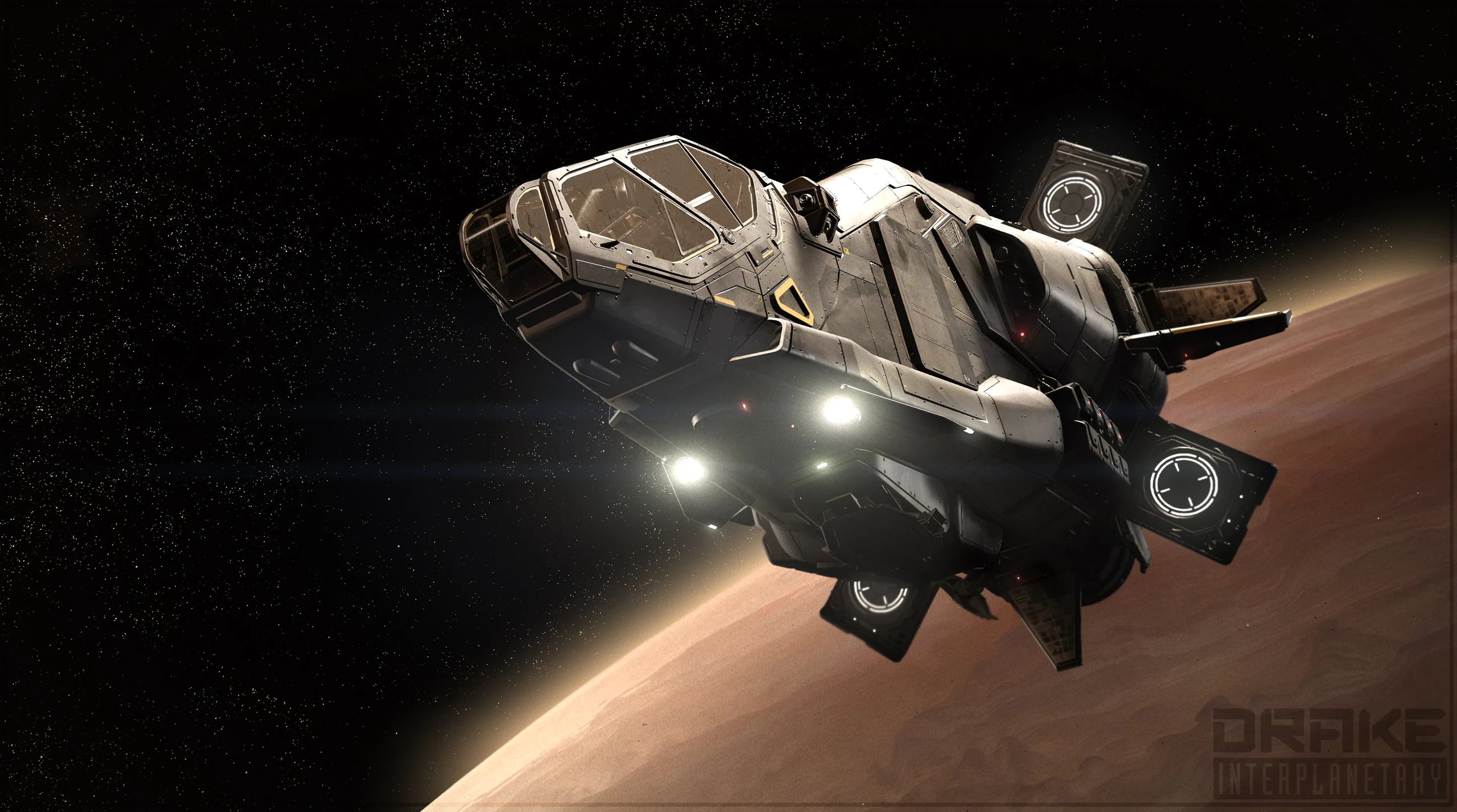 Herald - A Drake Herald transmitting data in Star Citizen