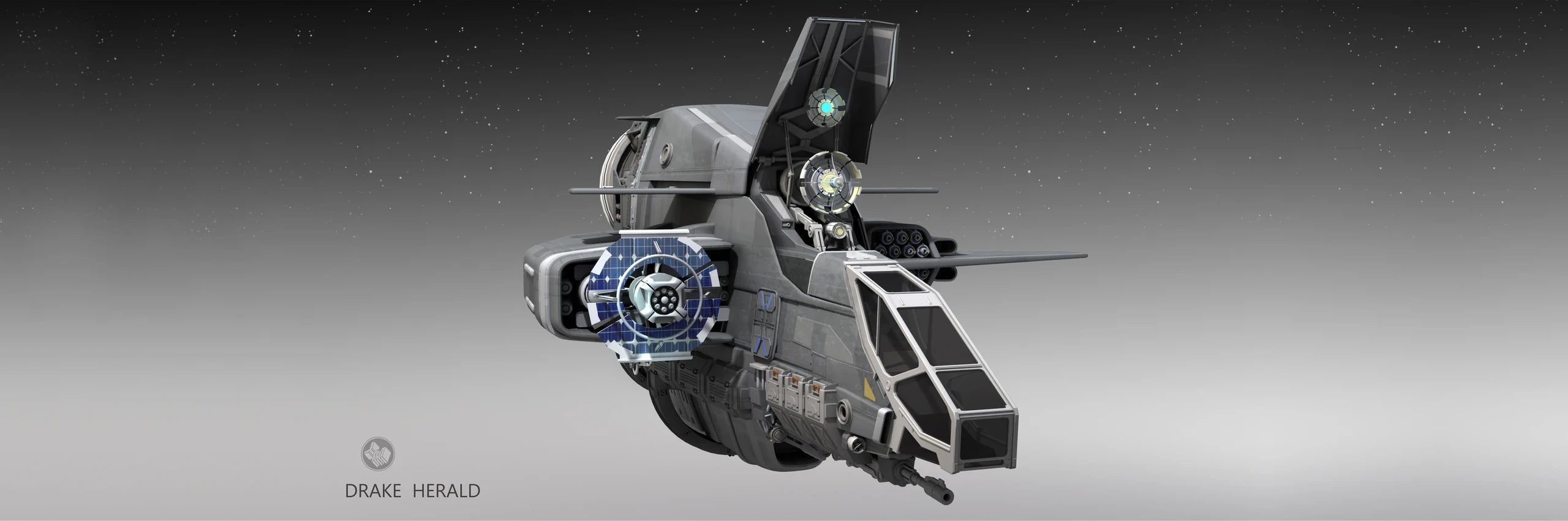 Herald - taking off from world in Star Citizen