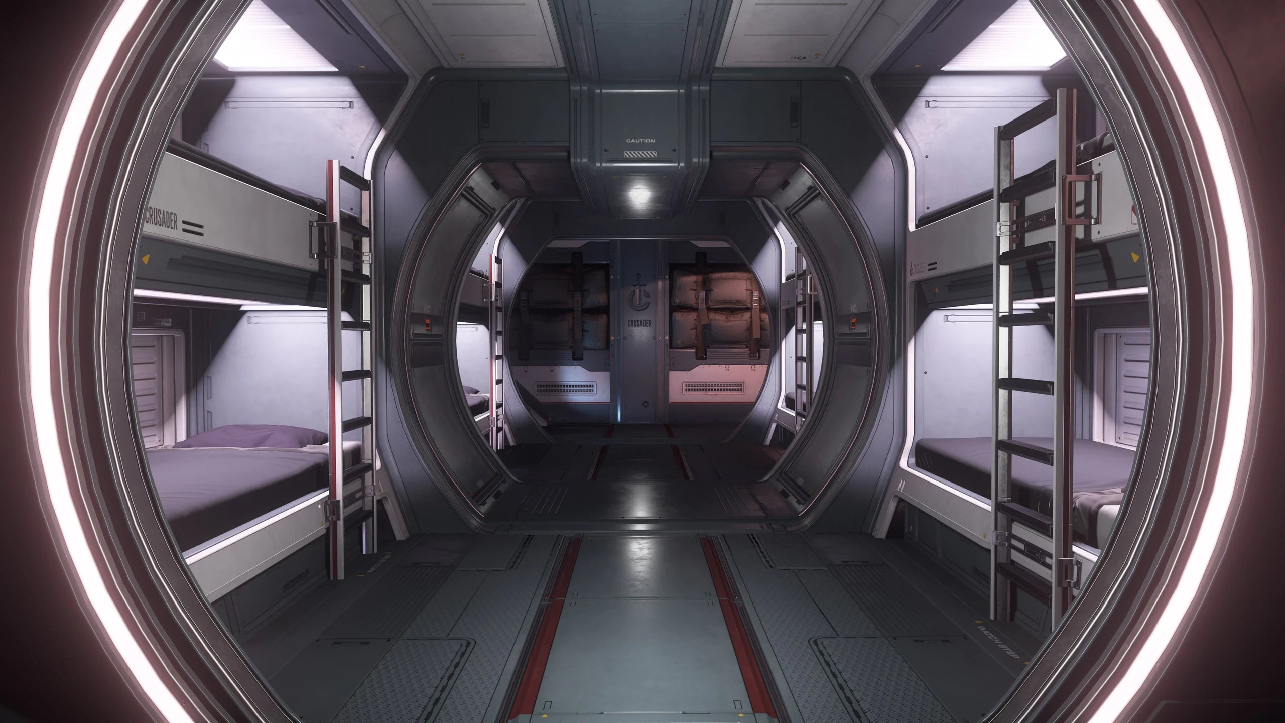 Hercules Starlifter A2 - A2 Hercules Starlifter living quarters in Star Citizen