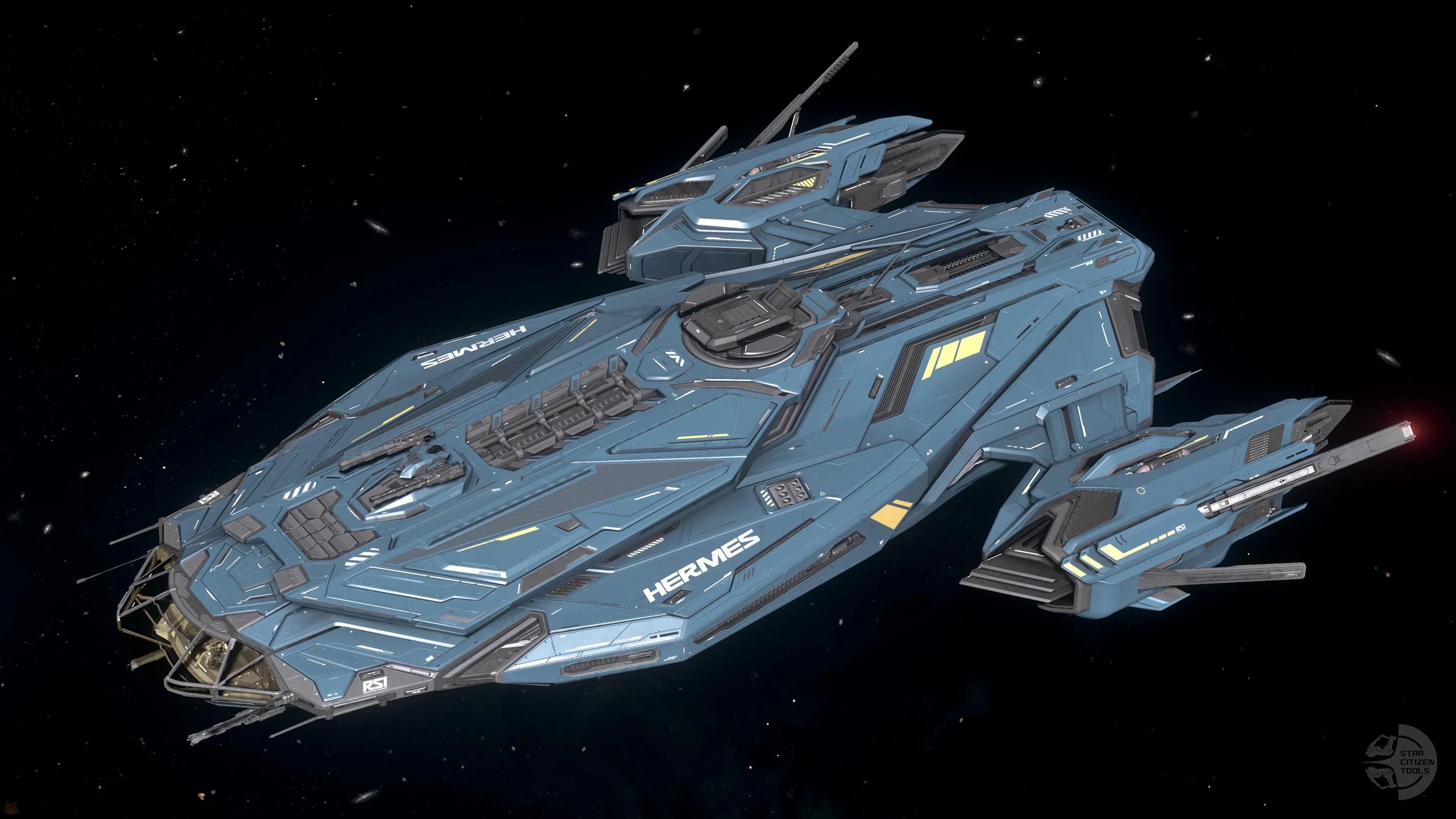 Hermes in space - Isometric