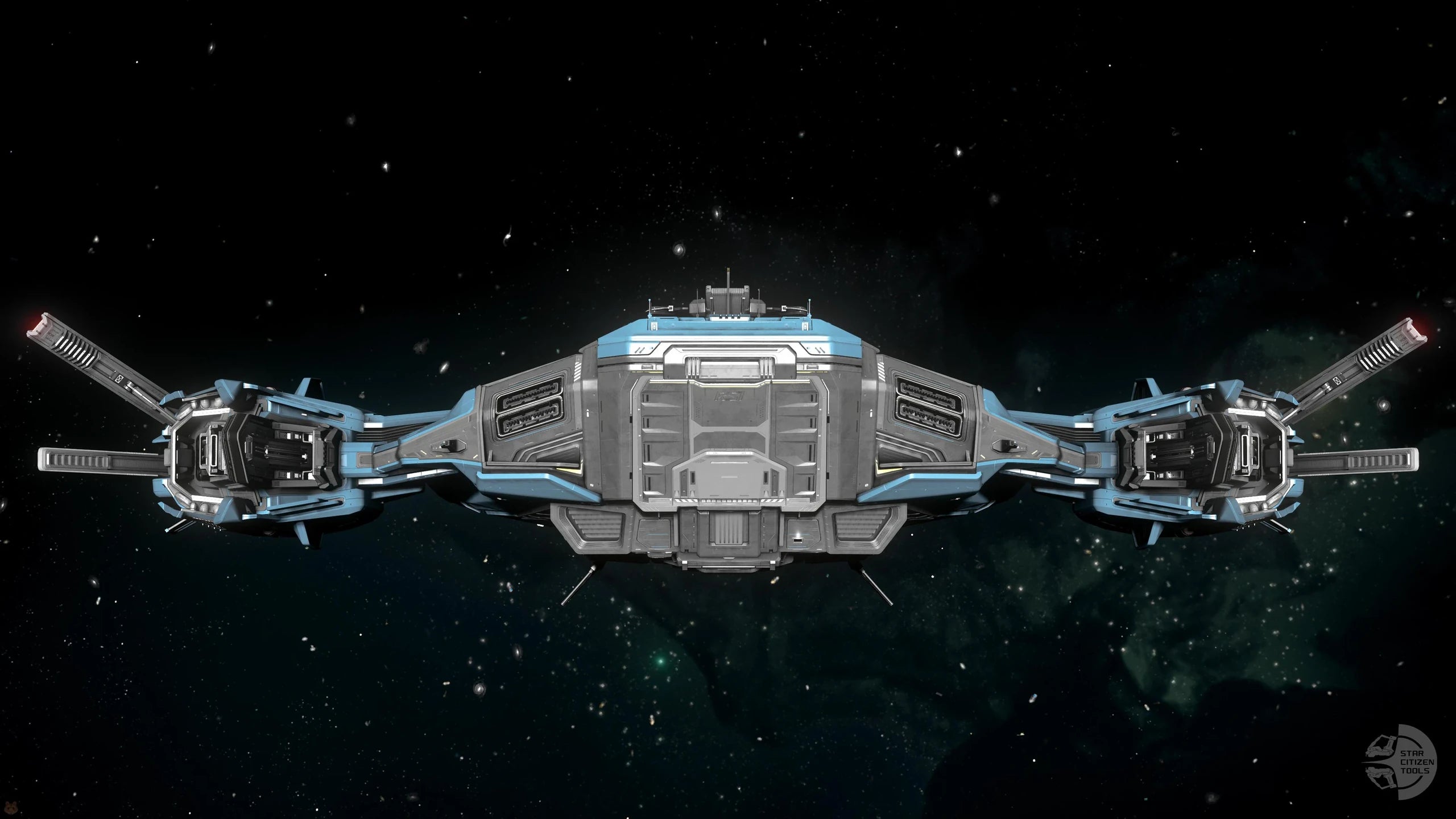 Hermes in space - Rear