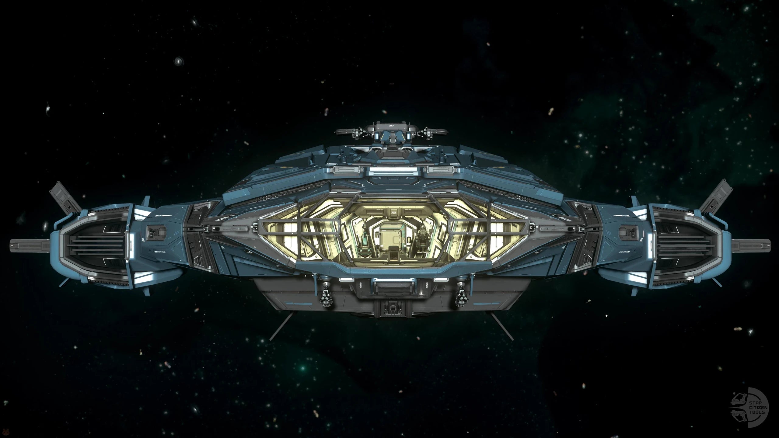 Hermes in space - Front