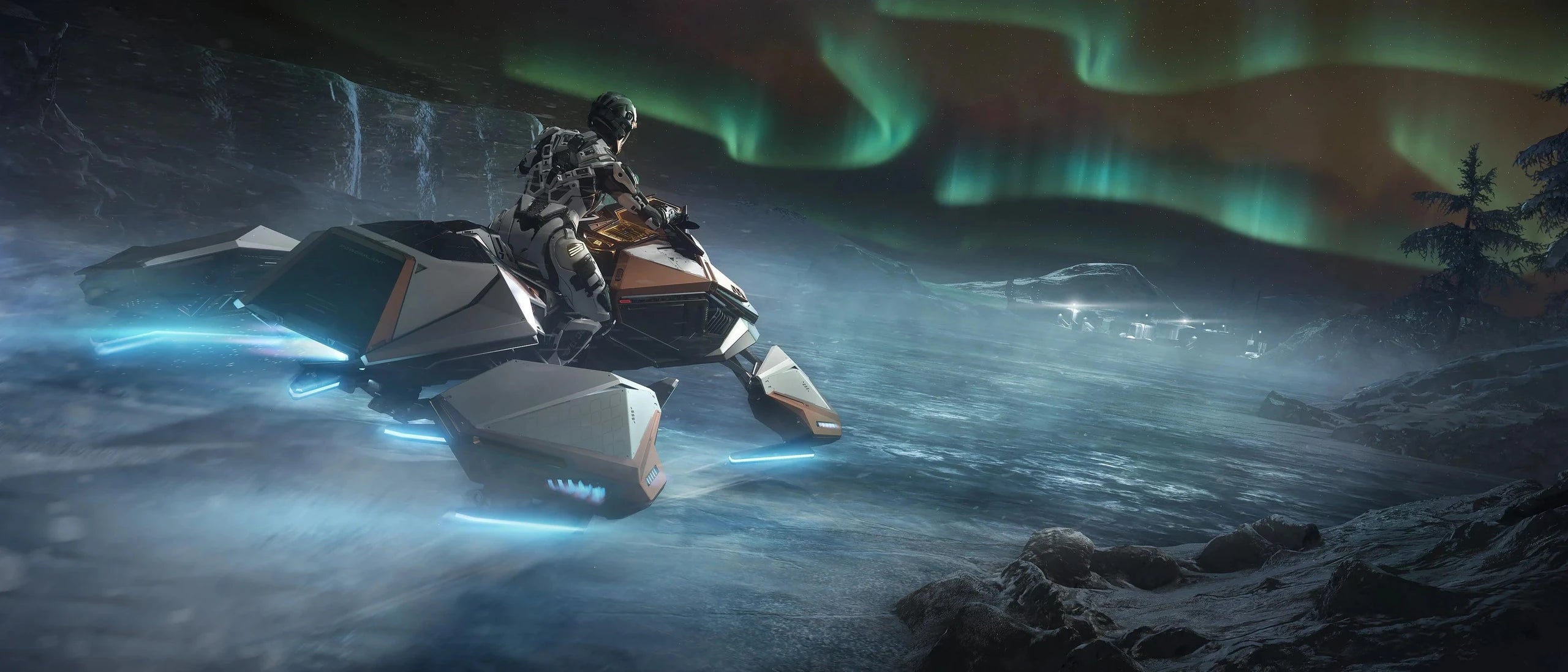 HoverQuad - Copperhead - Flying though valley in Star Citizen