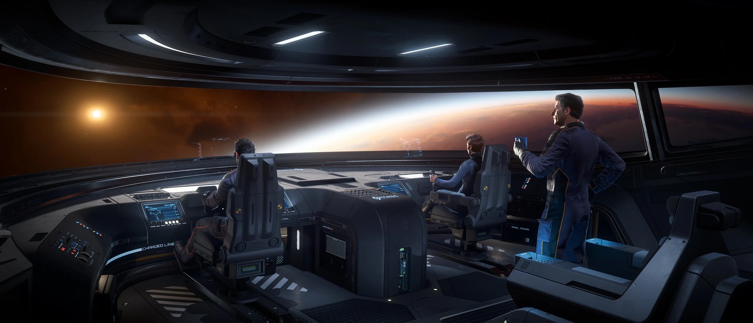 Hull C - Hull-C over moon - Port in Star Citizen
