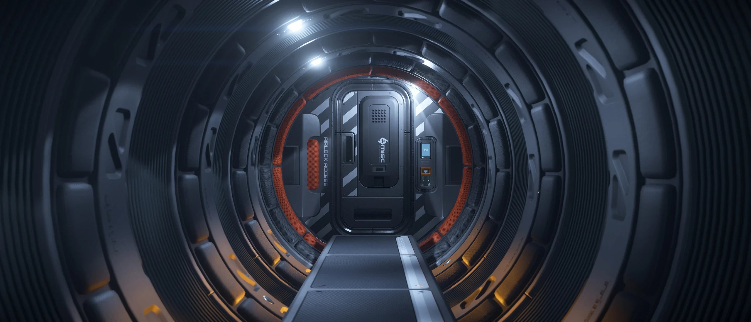 Hull C - Hull-C center spine hatch in Star Citizen