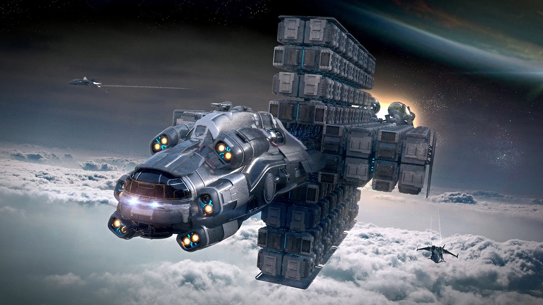 Hull E - Hull-E Front in Star Citizen