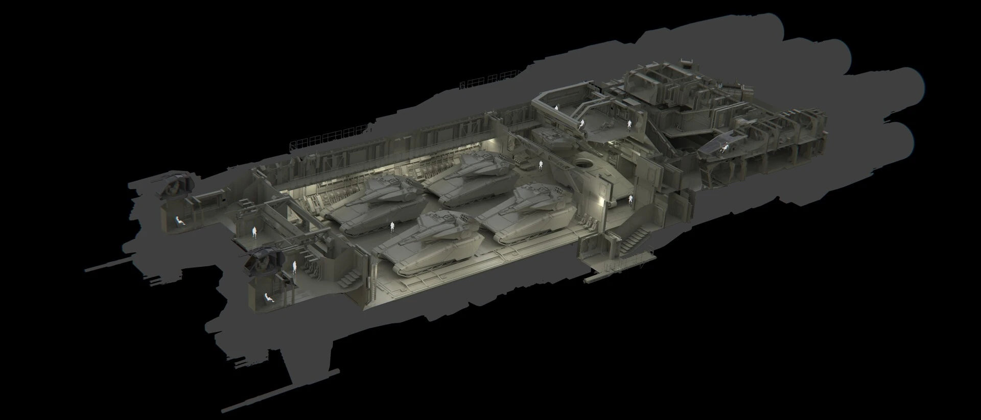 Ironclad Assault - Star Citizen Ironclad cross-section