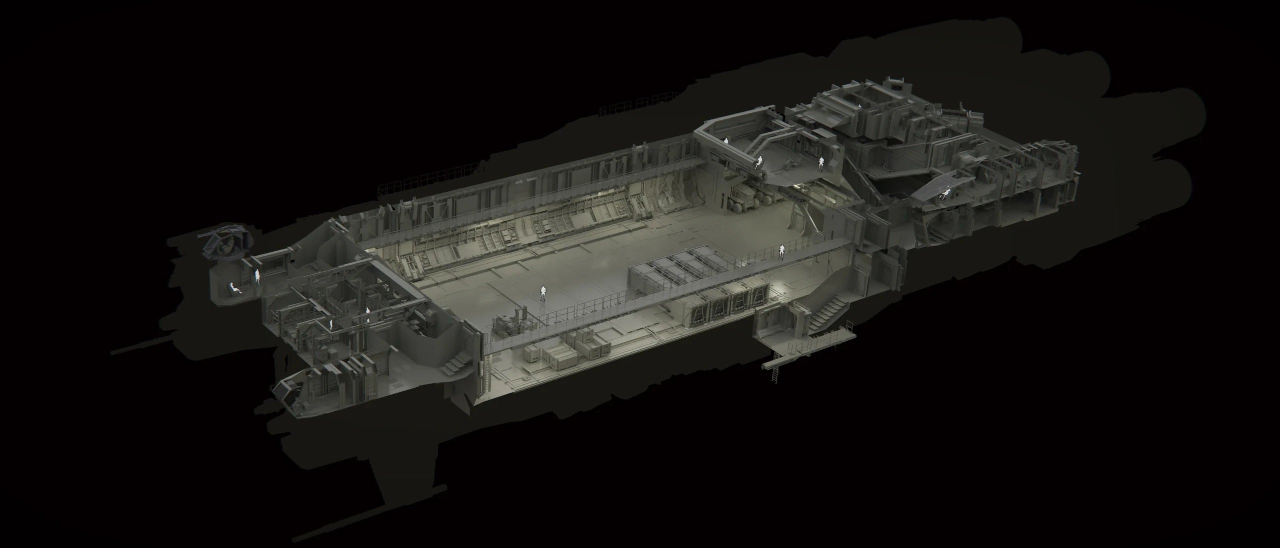 Ironclad cutout with black BG - Isometric