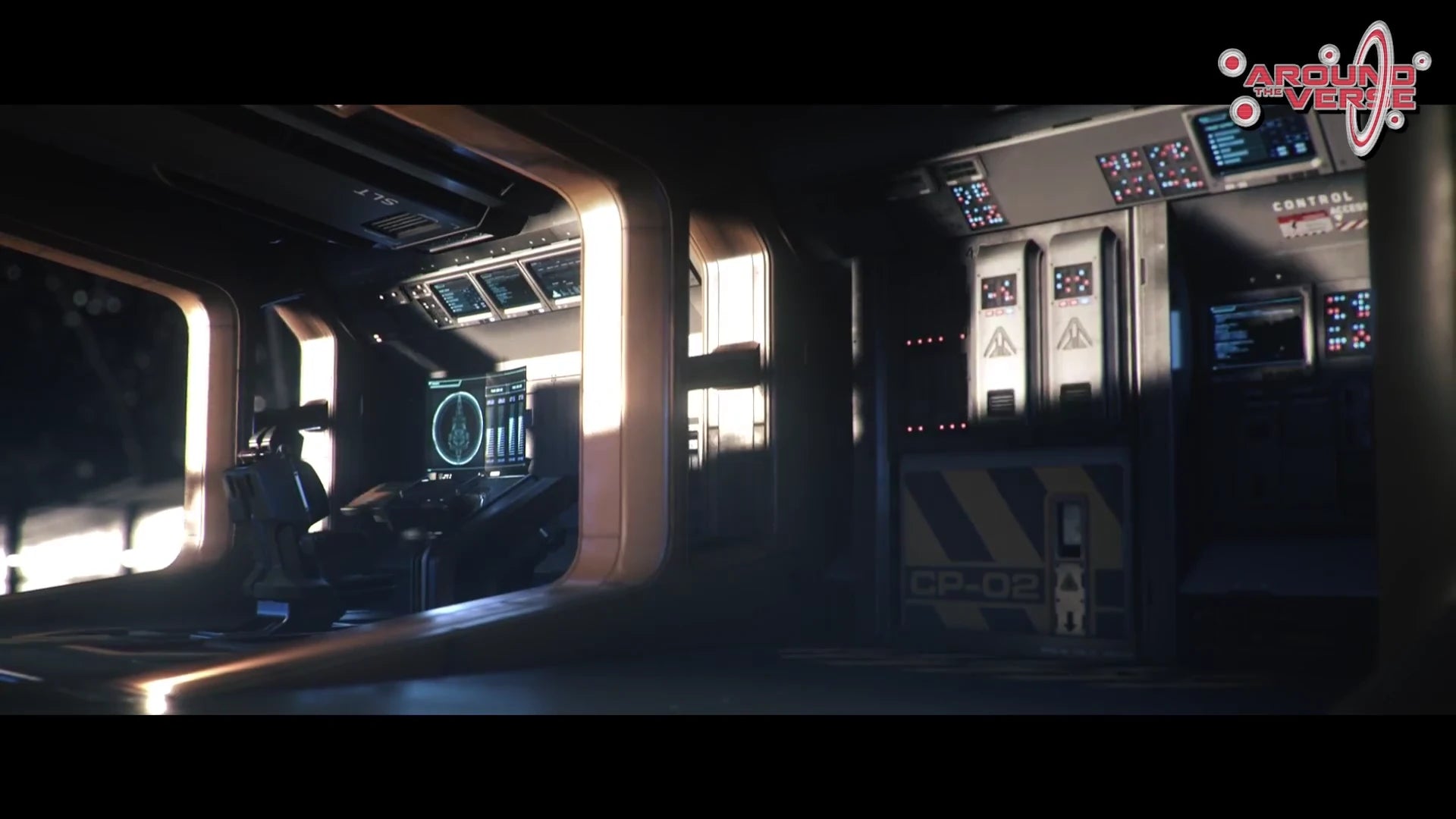 Javelin - The ball radar in the bridge of Javelin in Star Citizen