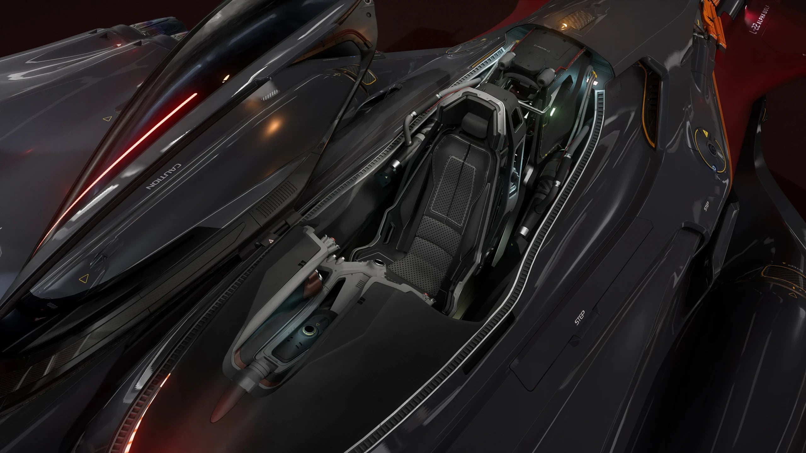 L-22 Alpha Wolf - with cockpit open in Star Citizen