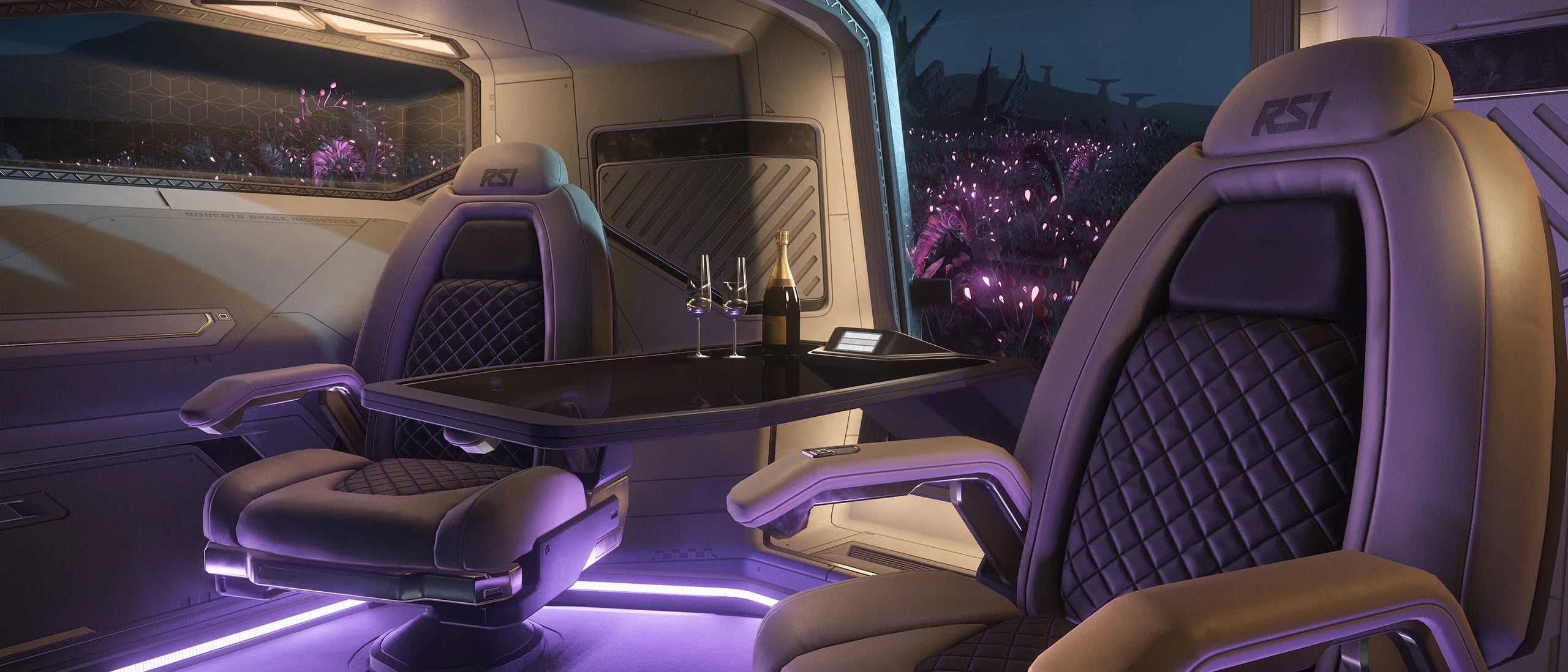 Lynx Rover - Lynx interior 2 luxury seats in Star Citizen
