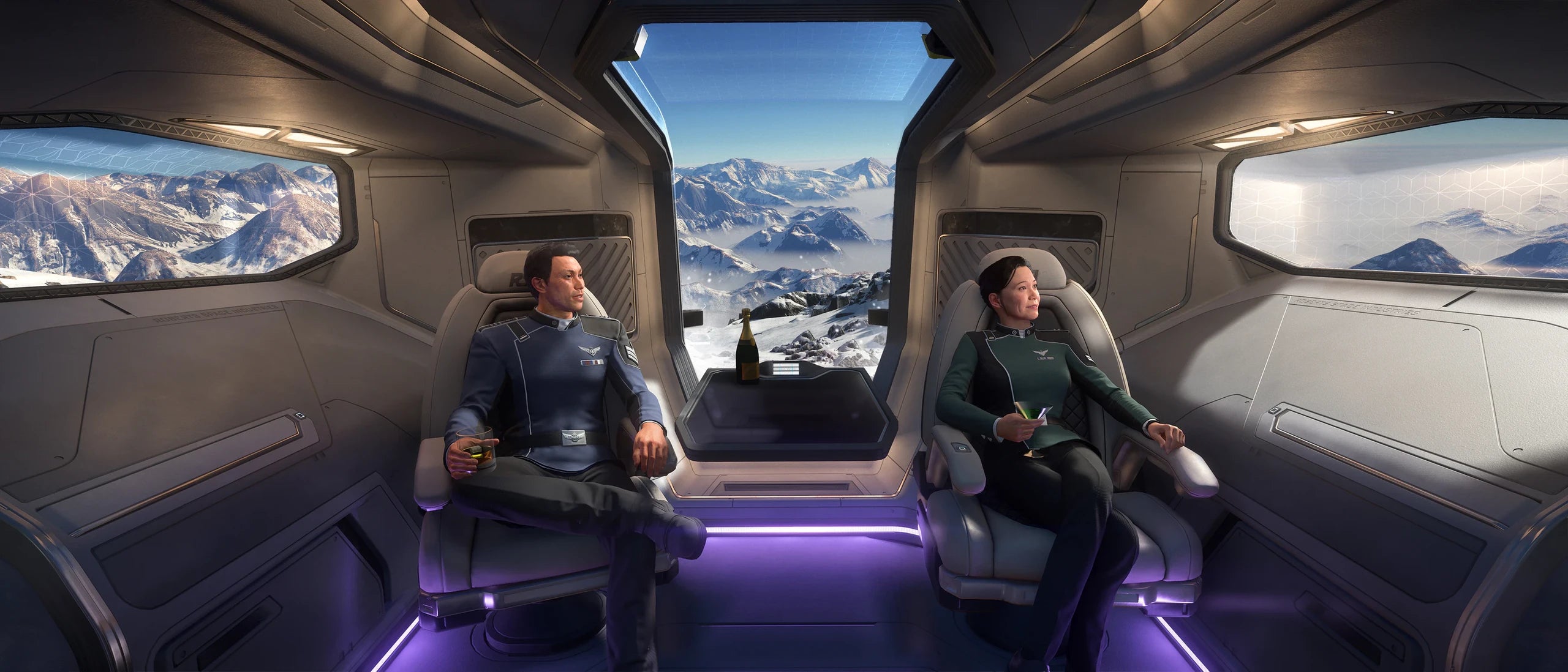 Lynx Rover - Lynx interior look back in Star Citizen
