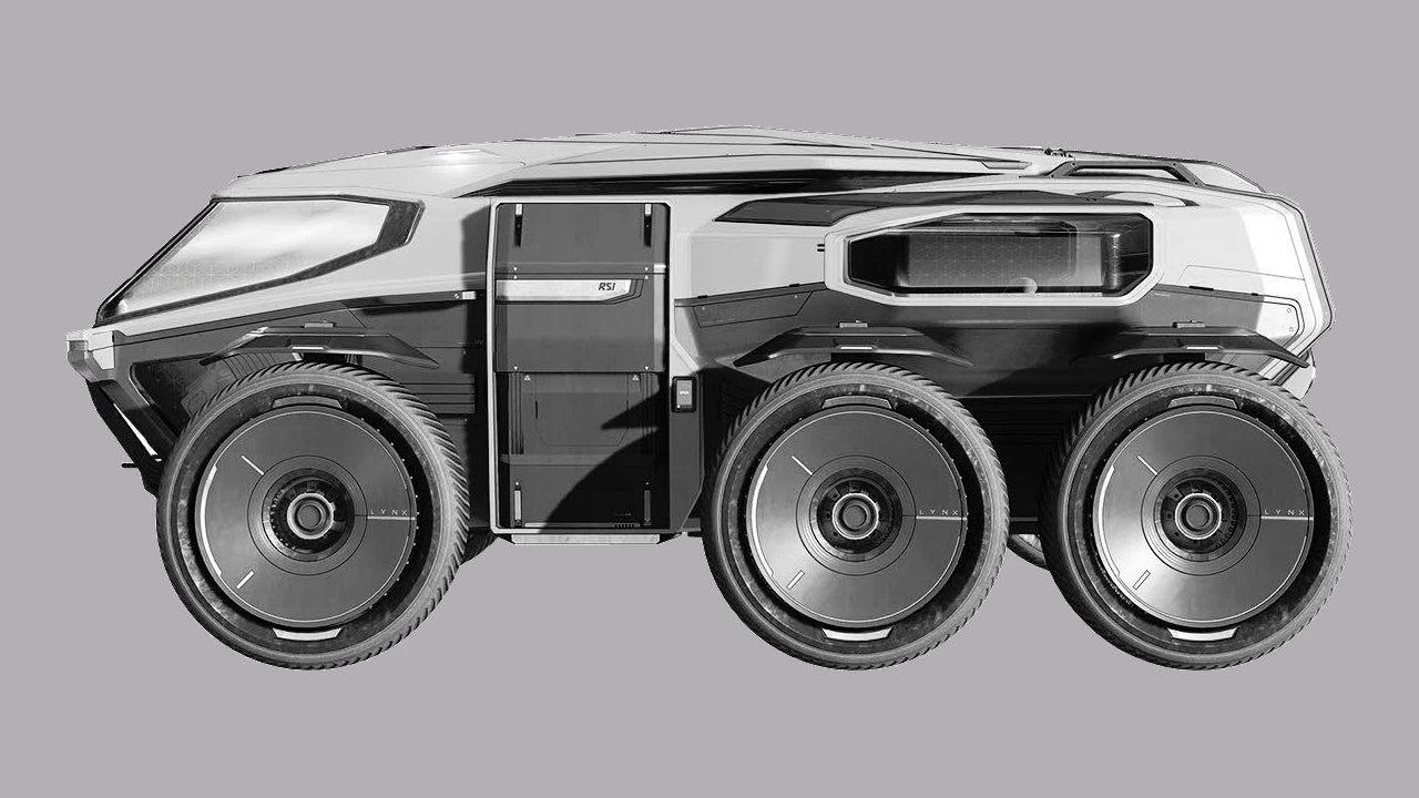 Lynx Rover - Lynx 3D concept - Left side in Star Citizen