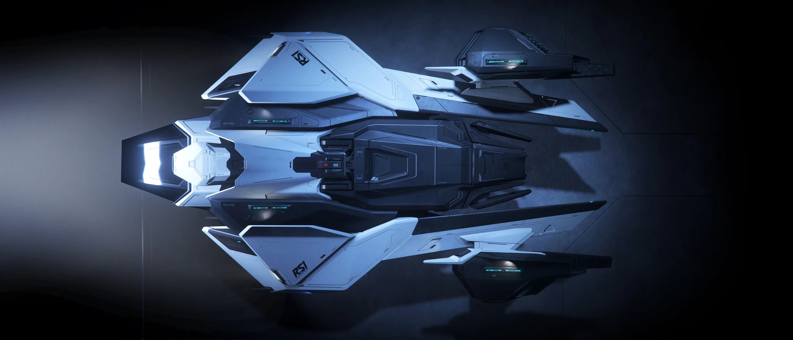 Mantis - landed - Above in Star Citizen