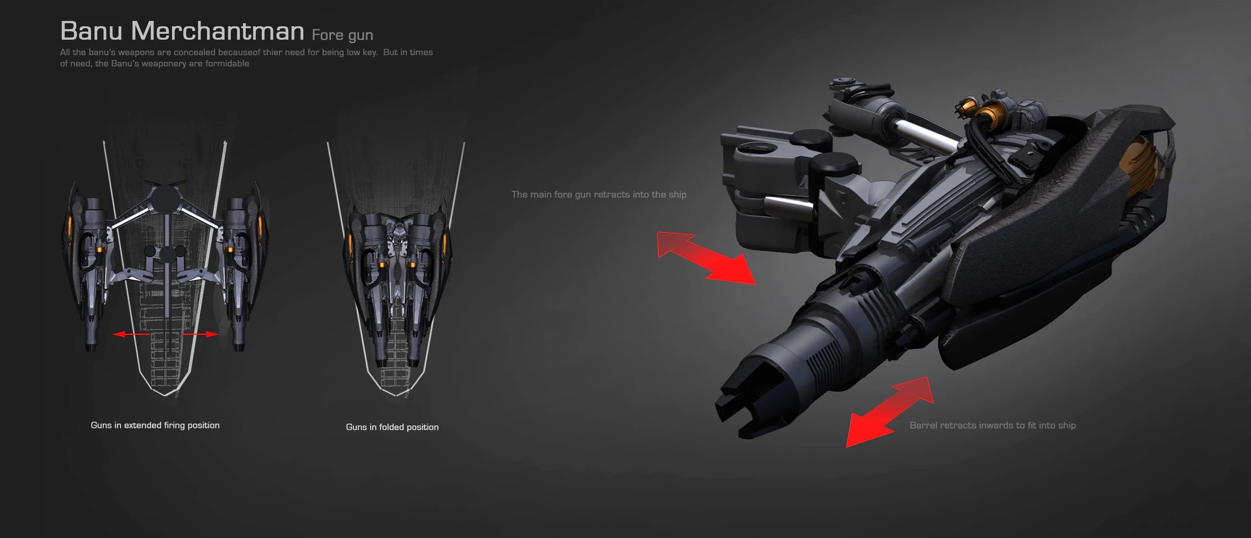 Merchantman - forward weapons