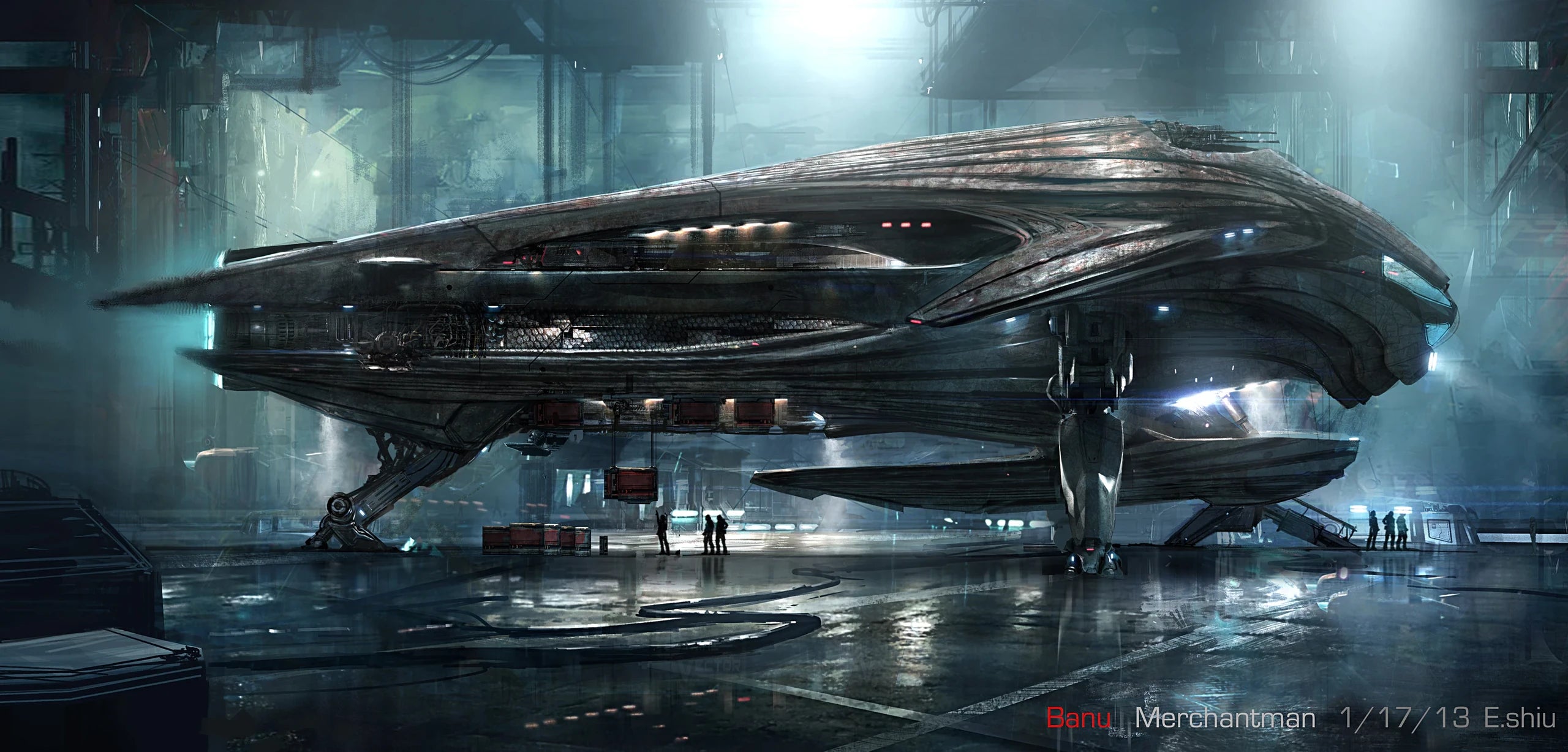 Merchantman - Part of the commlink series THE ARK VISUAL ARCHIVE PRESENTS