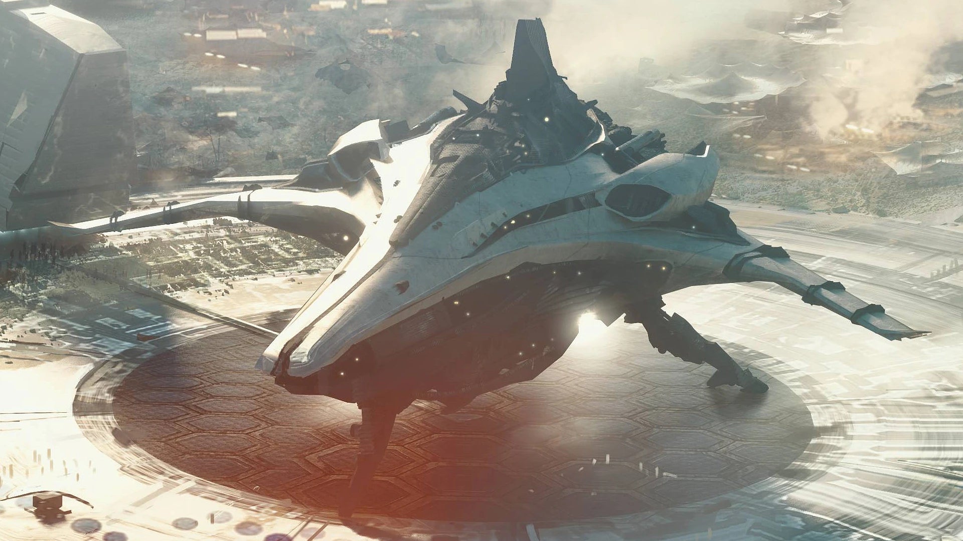 Merchantman - Landed on Mya - Close Up