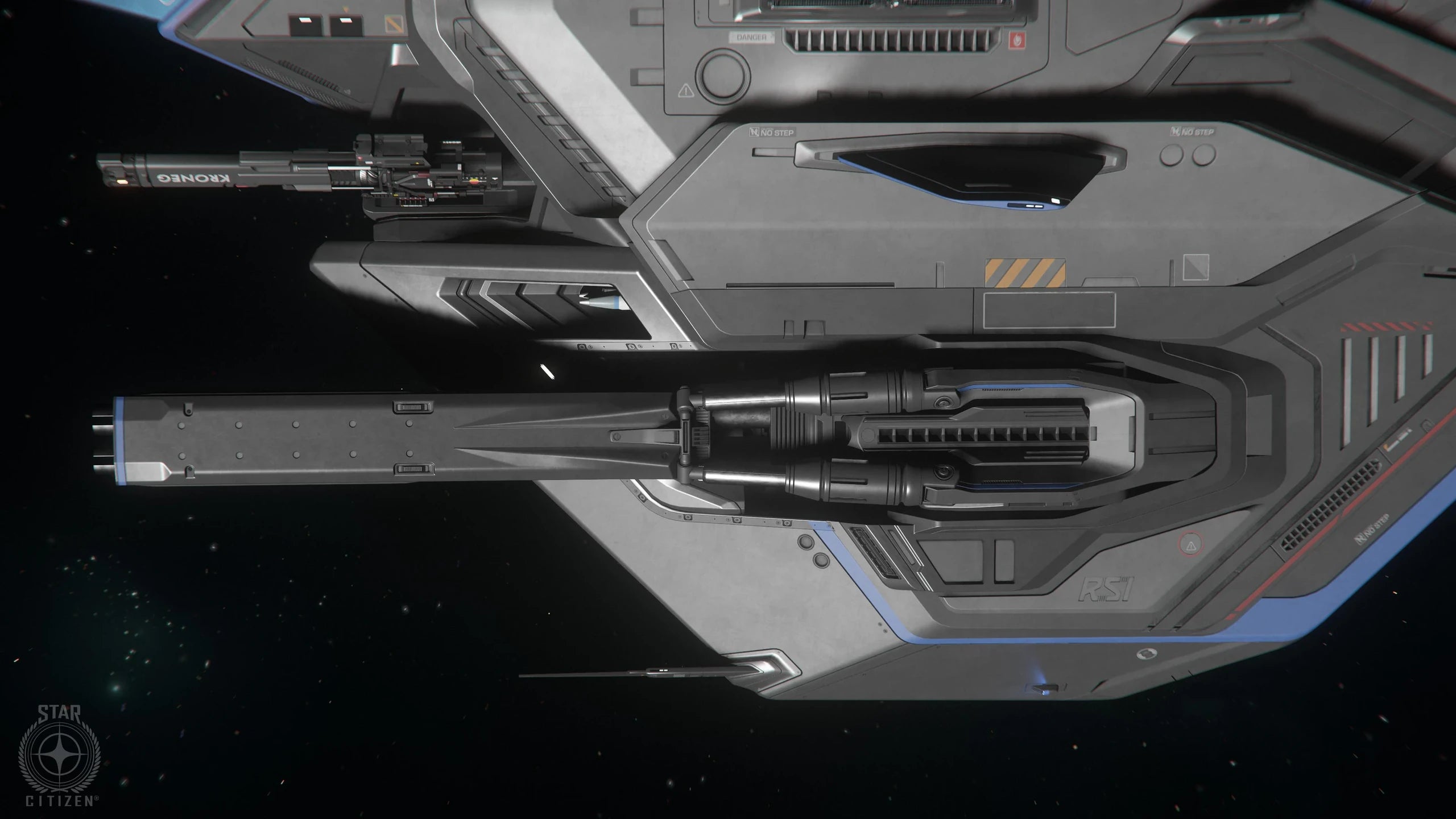 Meteor - underside guns closeup in Star Citizen
