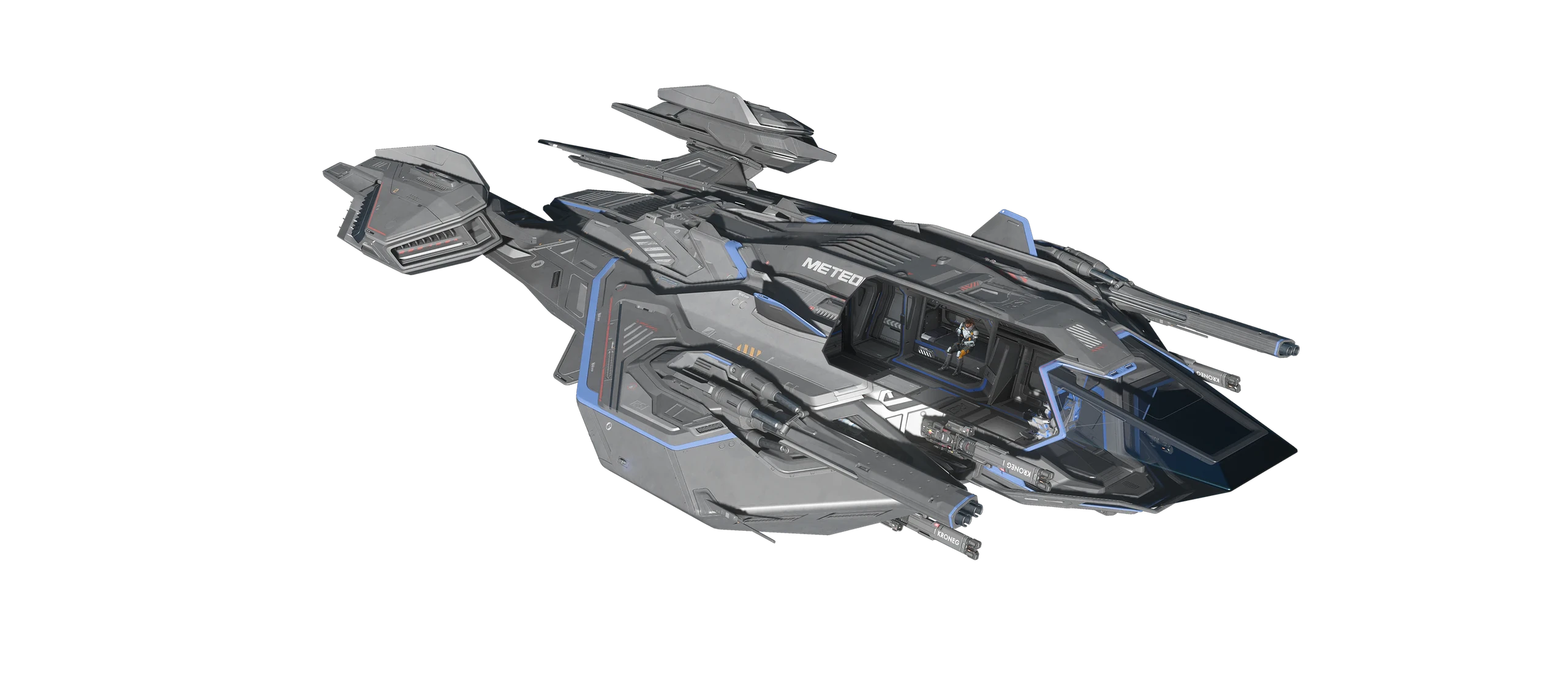 Meteor - 3D model cutout TP Isometric in Star Citizen