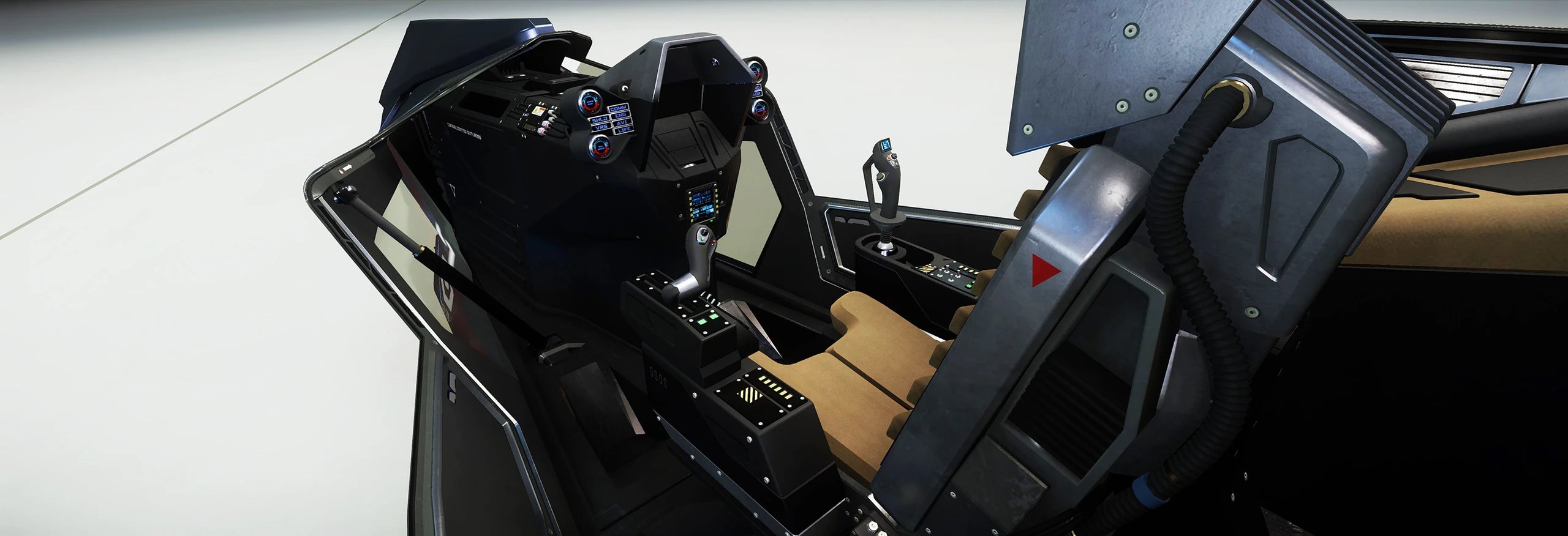 Mustang Gamma - Cockpit in Star Citizen