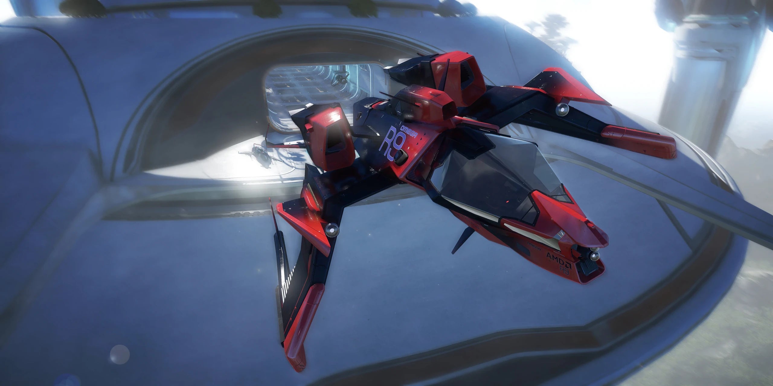 Mustang Omega official promotional image in Star Citizen