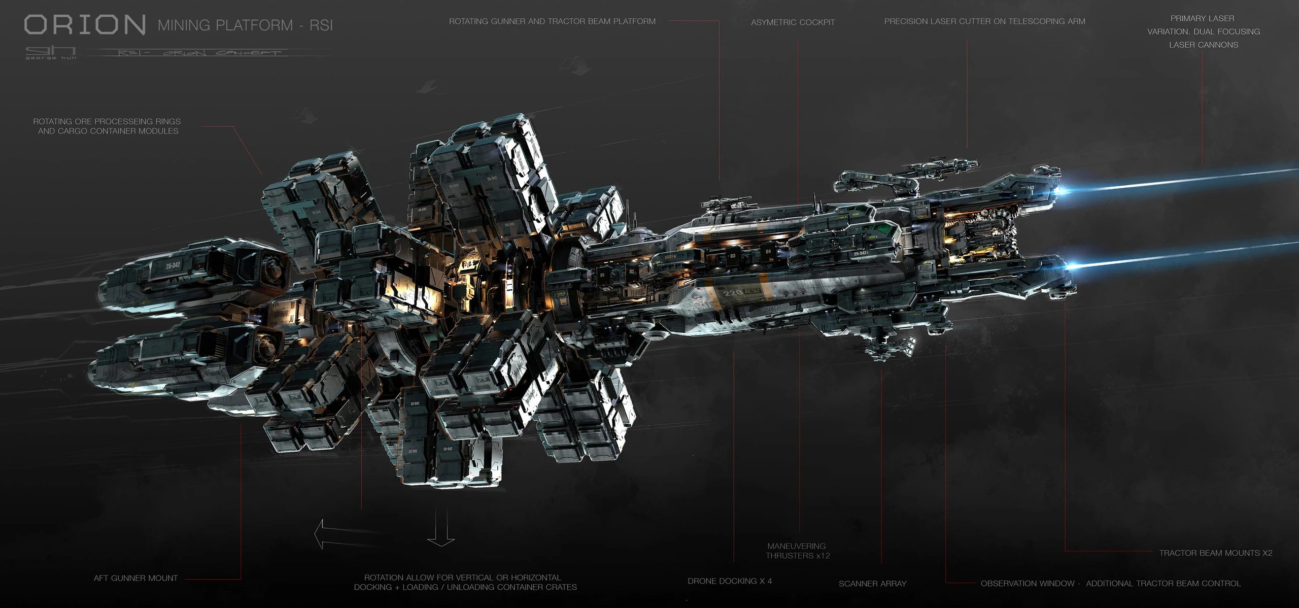 Orion - ship concept image in Star Citizen