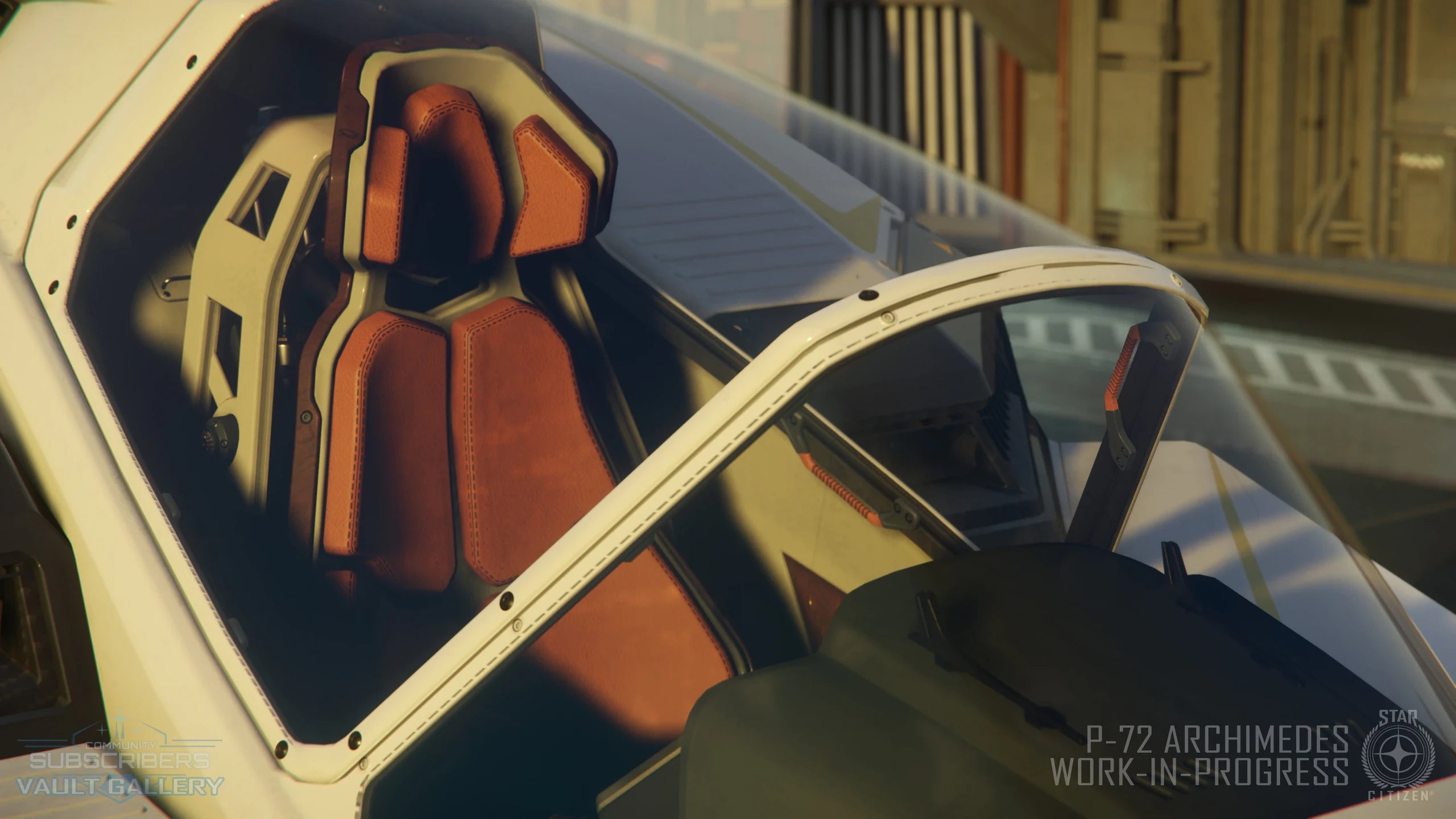 P-72 Archimedes - Cockpit of the Archimedes in Star Citizen