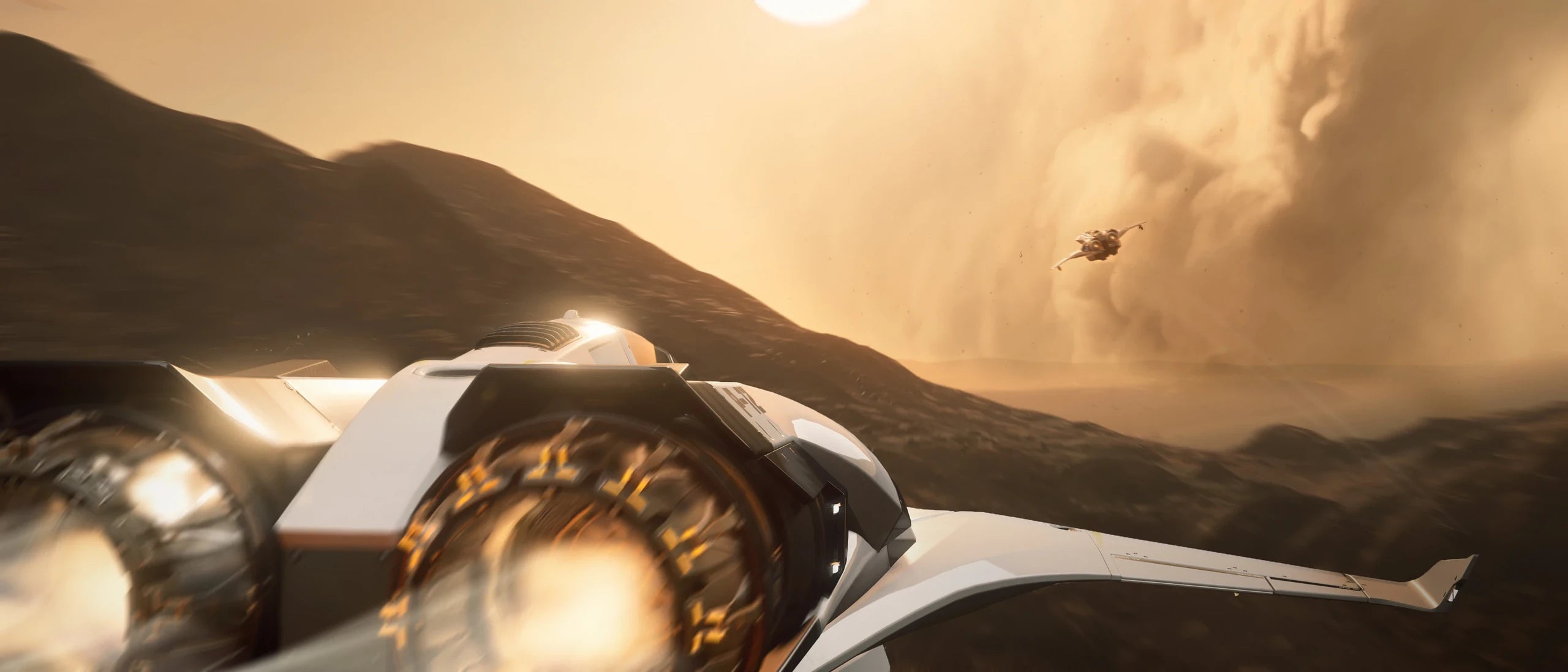 P-72 Archimedes - Archimedes - Flying in formation x2 - Rear in Star Citizen