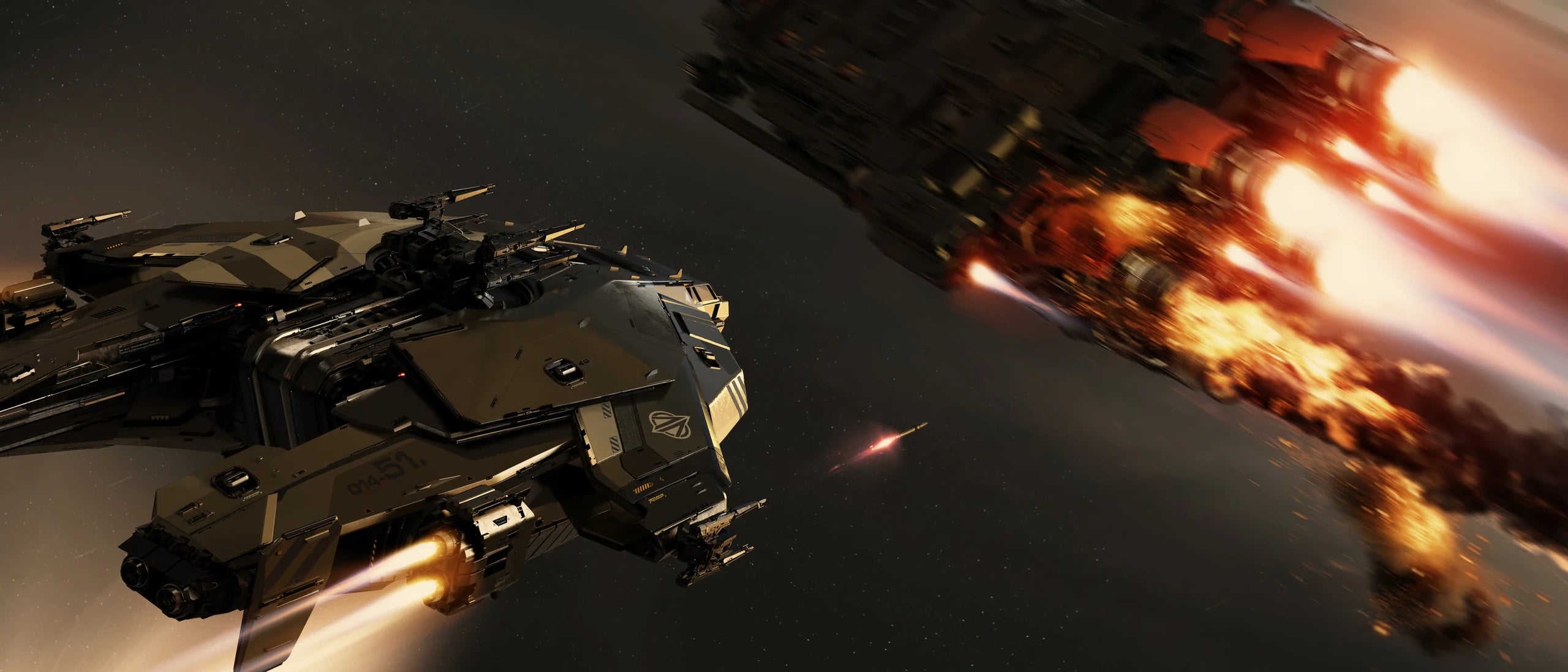 Paladin firing missiles at damaged Ironclad
