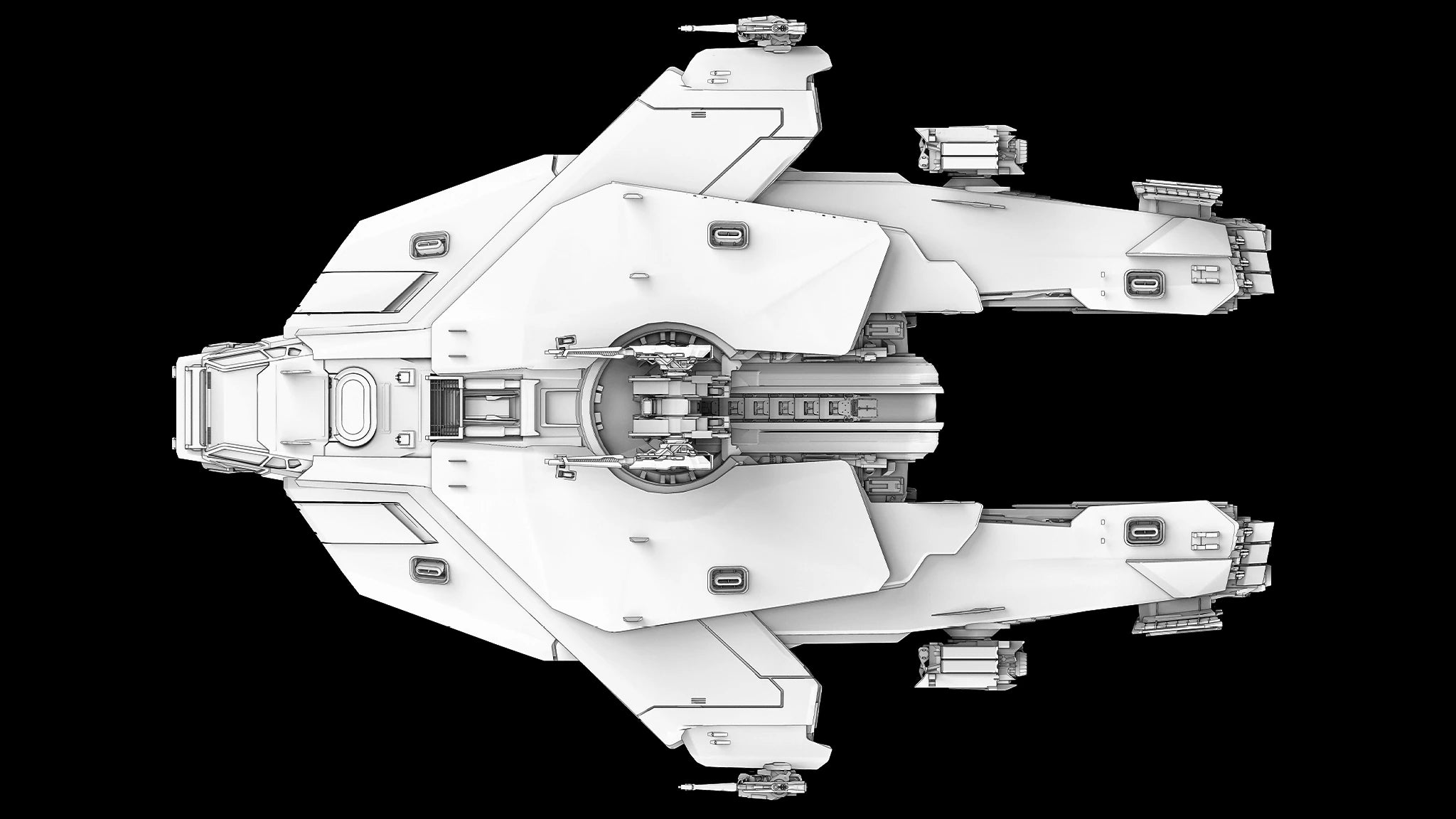 Paladin 3D concept - Above