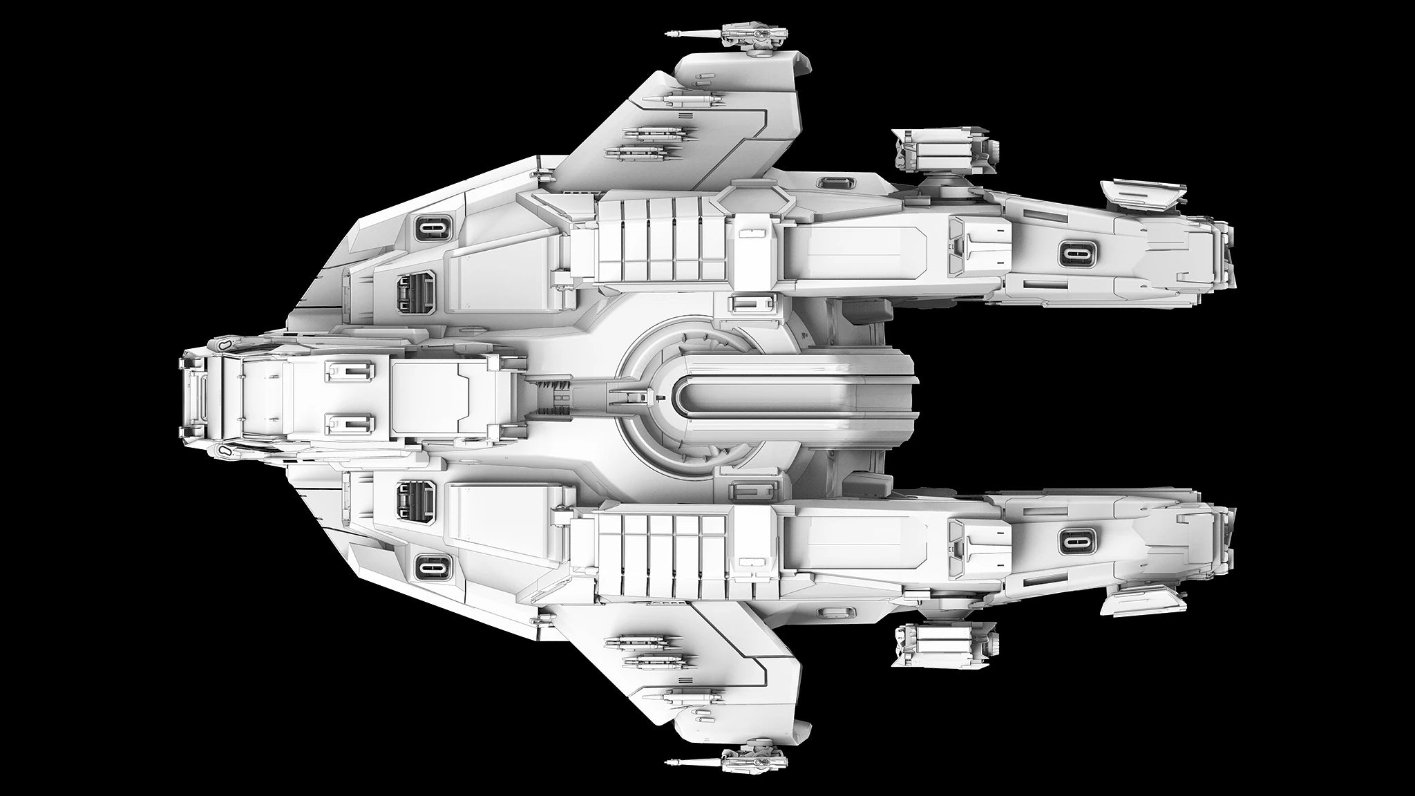 Paladin 3D white concept - Below