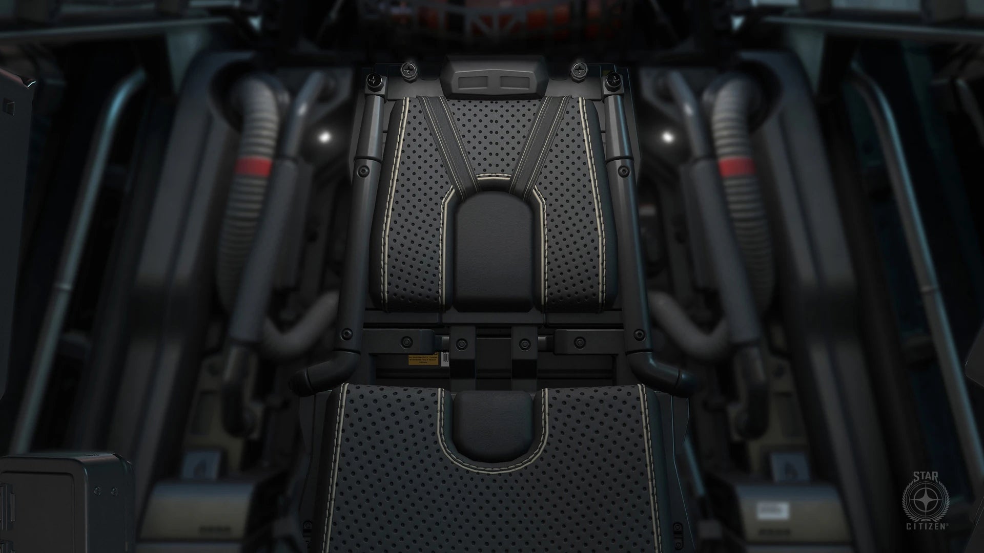 Pitbull - cockpit seat closeup in Star Citizen