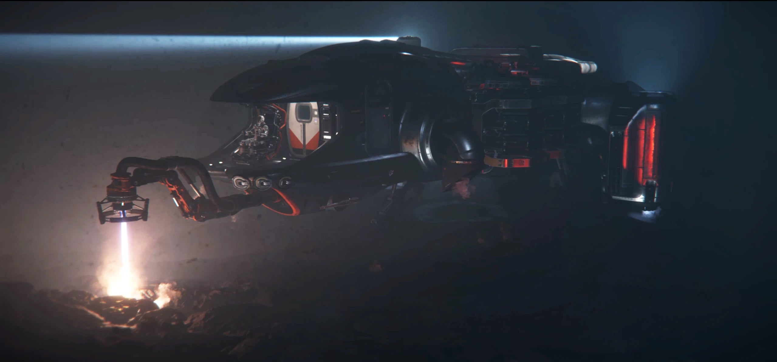 Prospector - Mining from outside - Port in Star Citizen