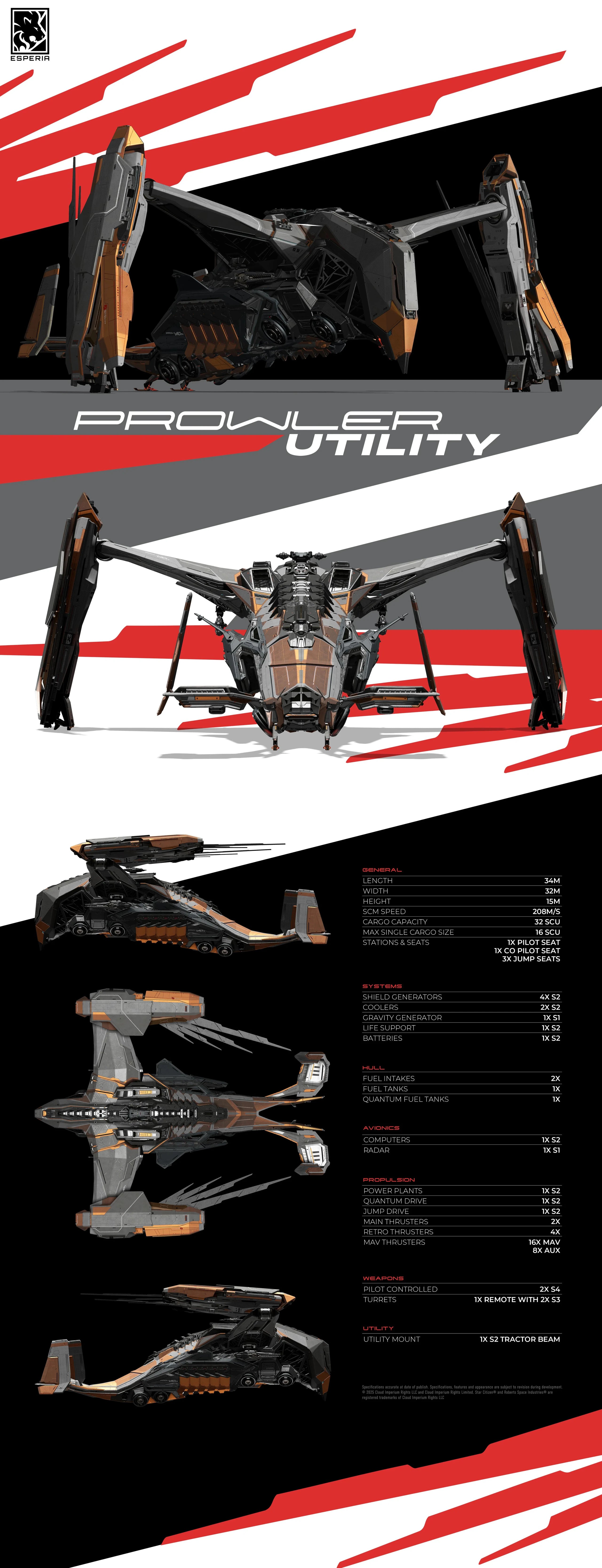 Prowler Utility - Tech Specs and Views in Star Citizen