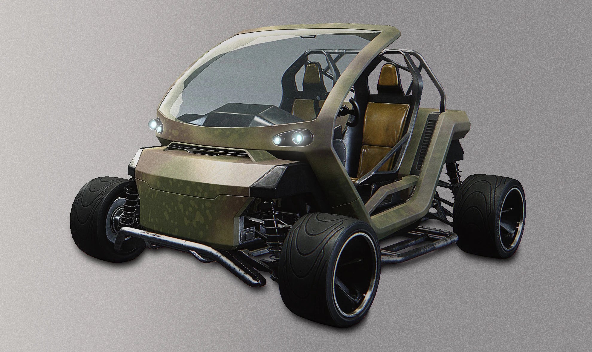 PTV Buggy - PTV All Terrain Camouflage Forest - Grey BG in Star Citizen