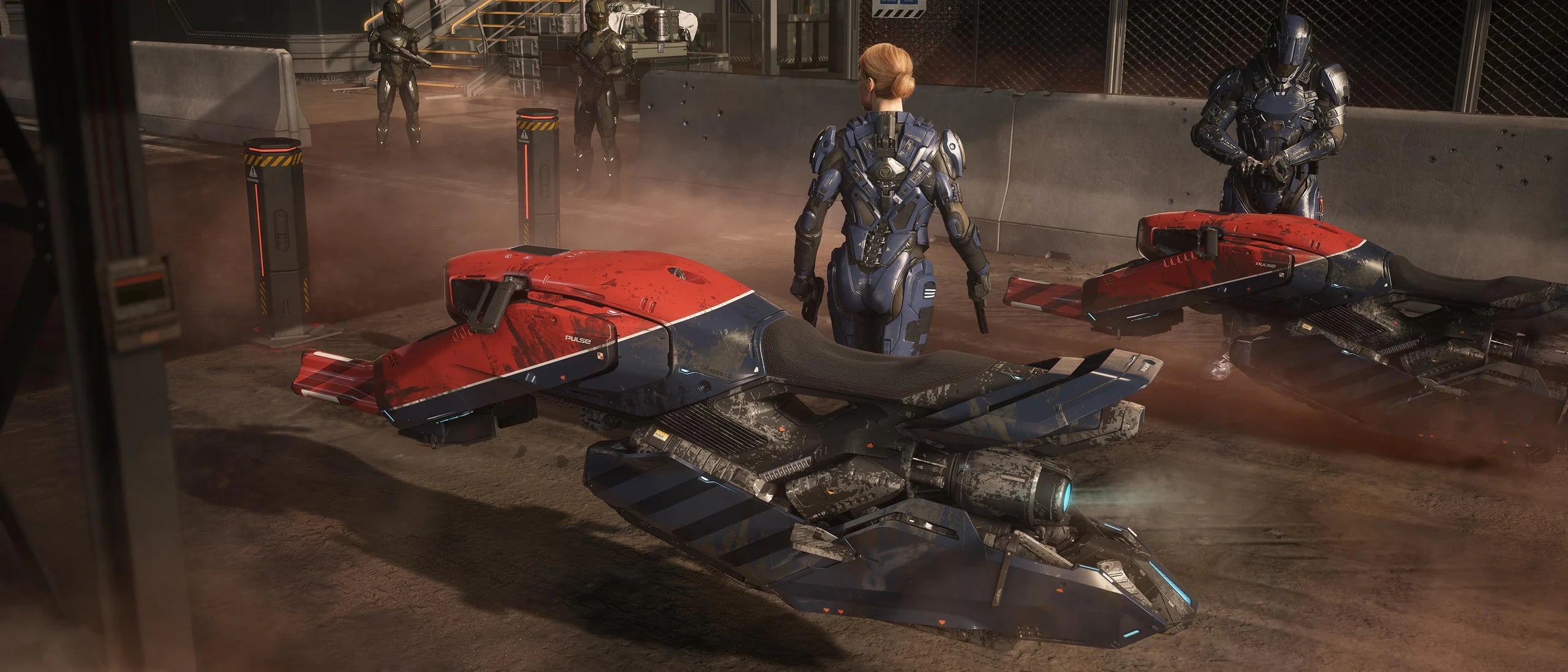 Pulse - flying through rain in Star Citizen