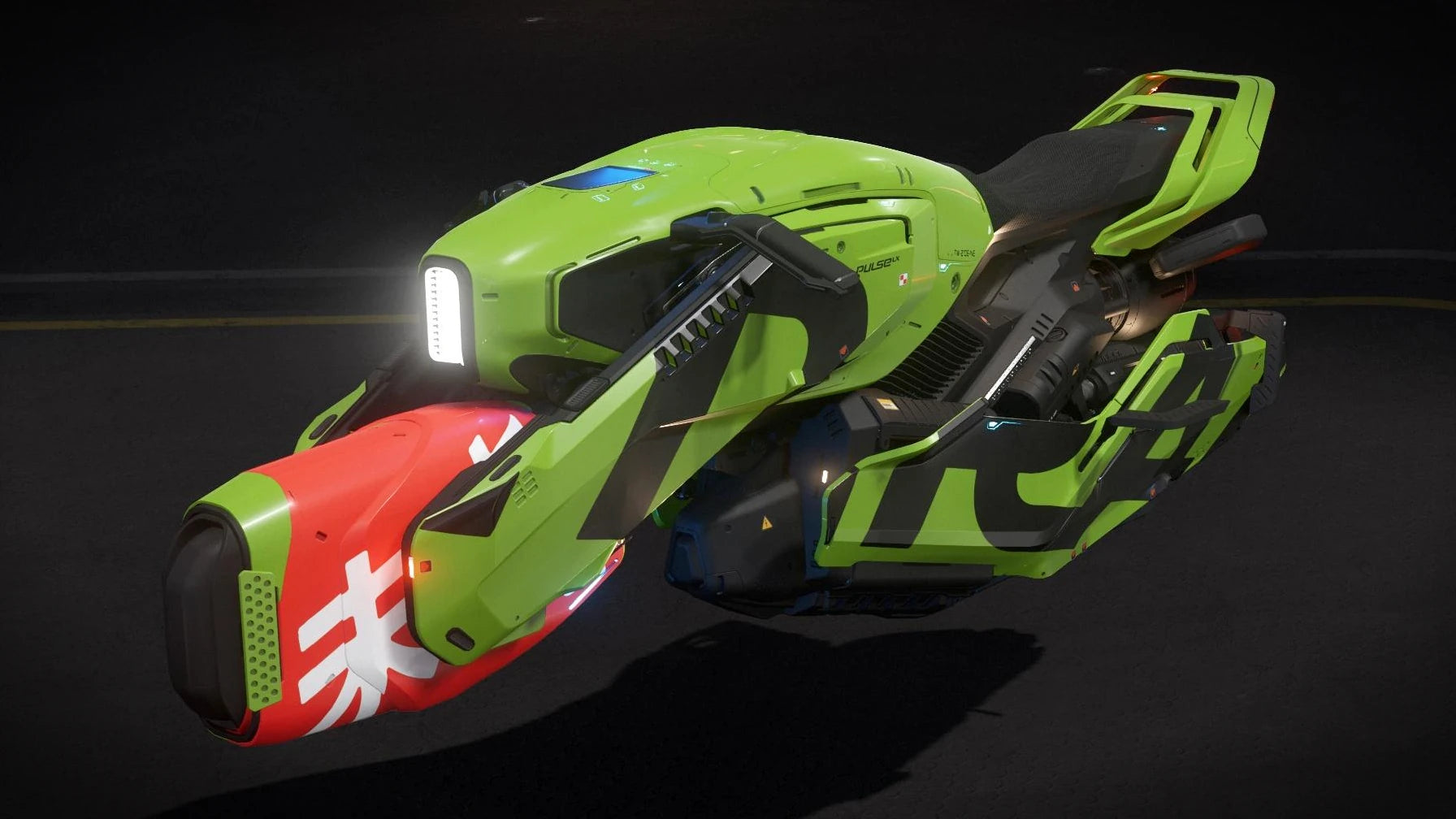 Pulse LX - in hangar cropped in Star Citizen