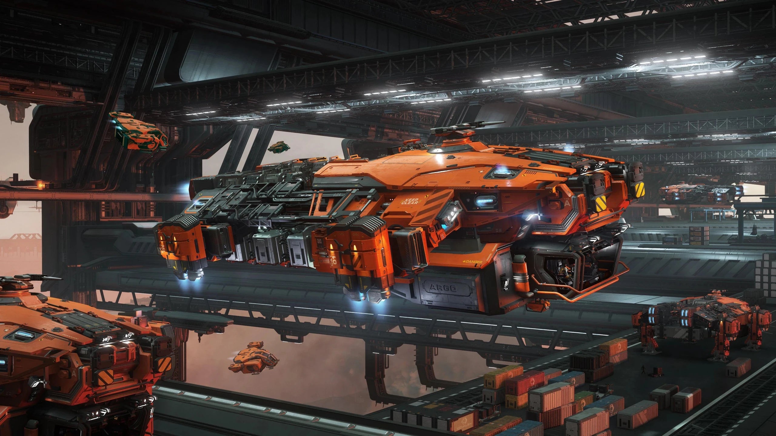 RAFT - Hovering over Orison cargo facility