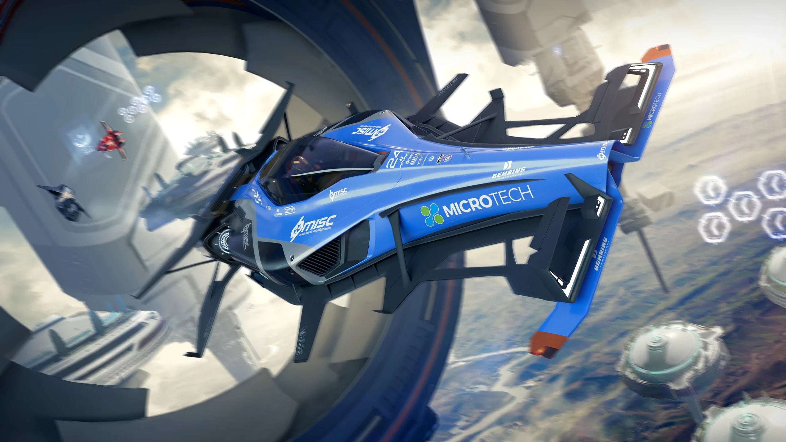 Razor - MISC Razor racing in Murray Cup in Star Citizen